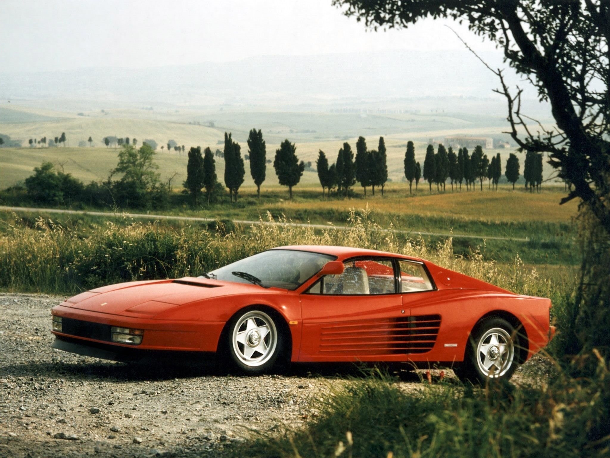 supercar, 1080P, testarossa, ferrari, HD Wallpaper