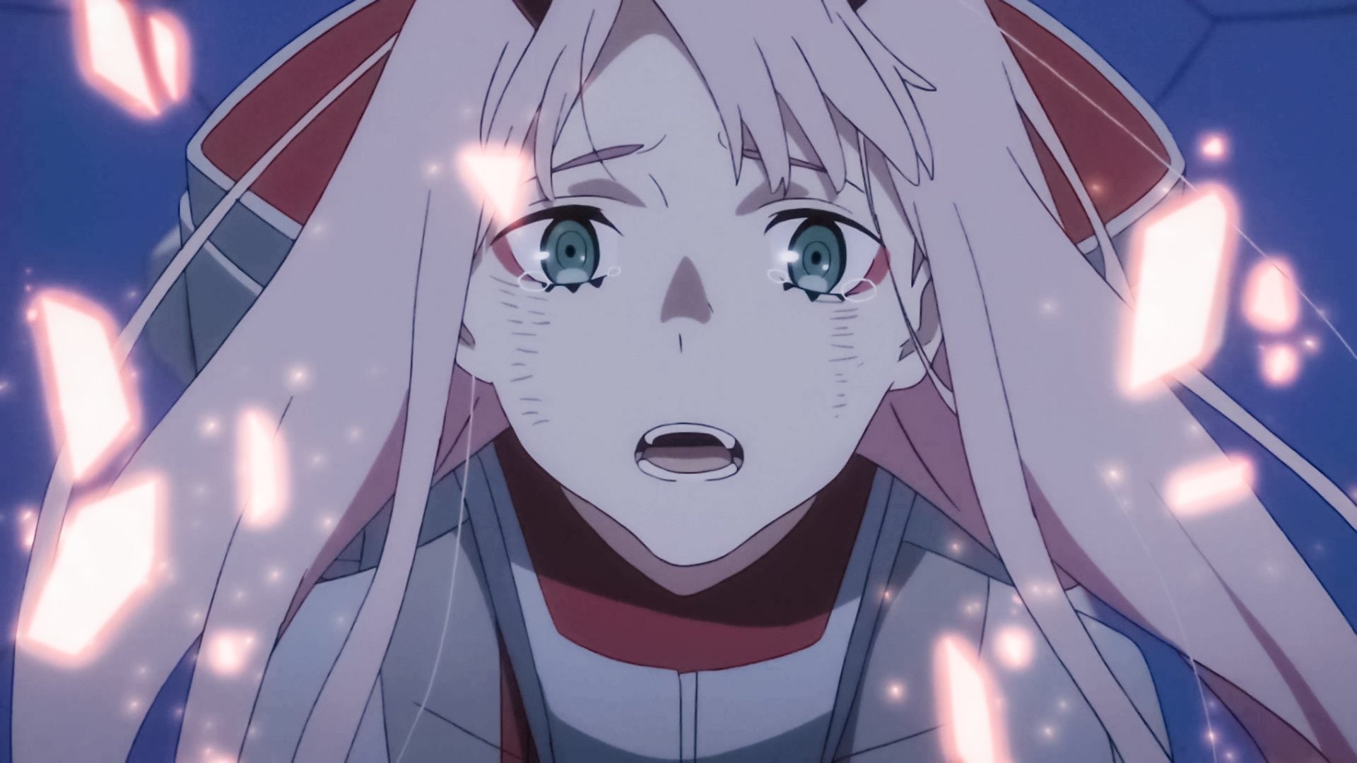 close-up, human representation, anthropomorphic, lighting equipment, 1080P, Zero Two (Darling in the FranXX), security, no people, night, representation, HD Wallpaper