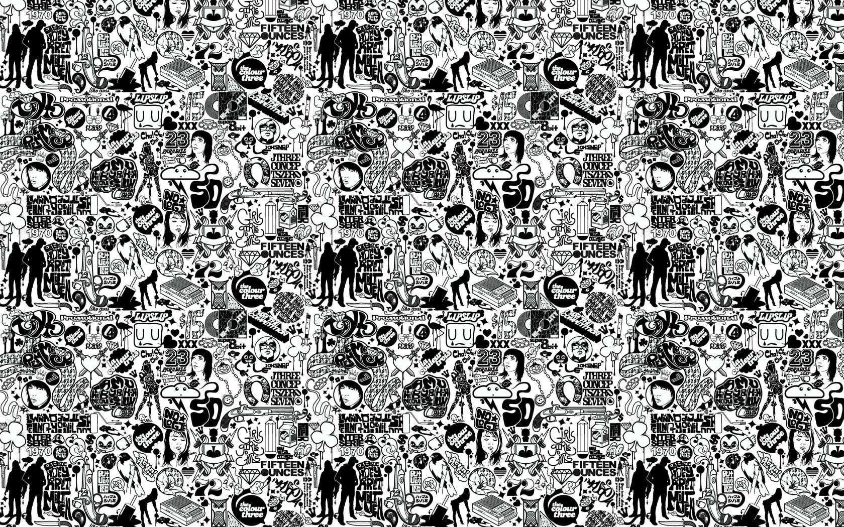 design, jthree, artwork, black, jared, 720P, nickerson, concepts, white, HD Wallpaper