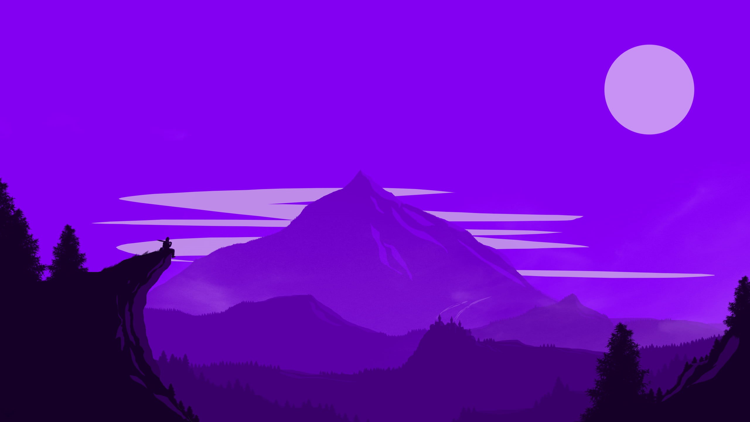 Firewatch, fantasy art, simple, 2K, vibrant, HD Wallpaper