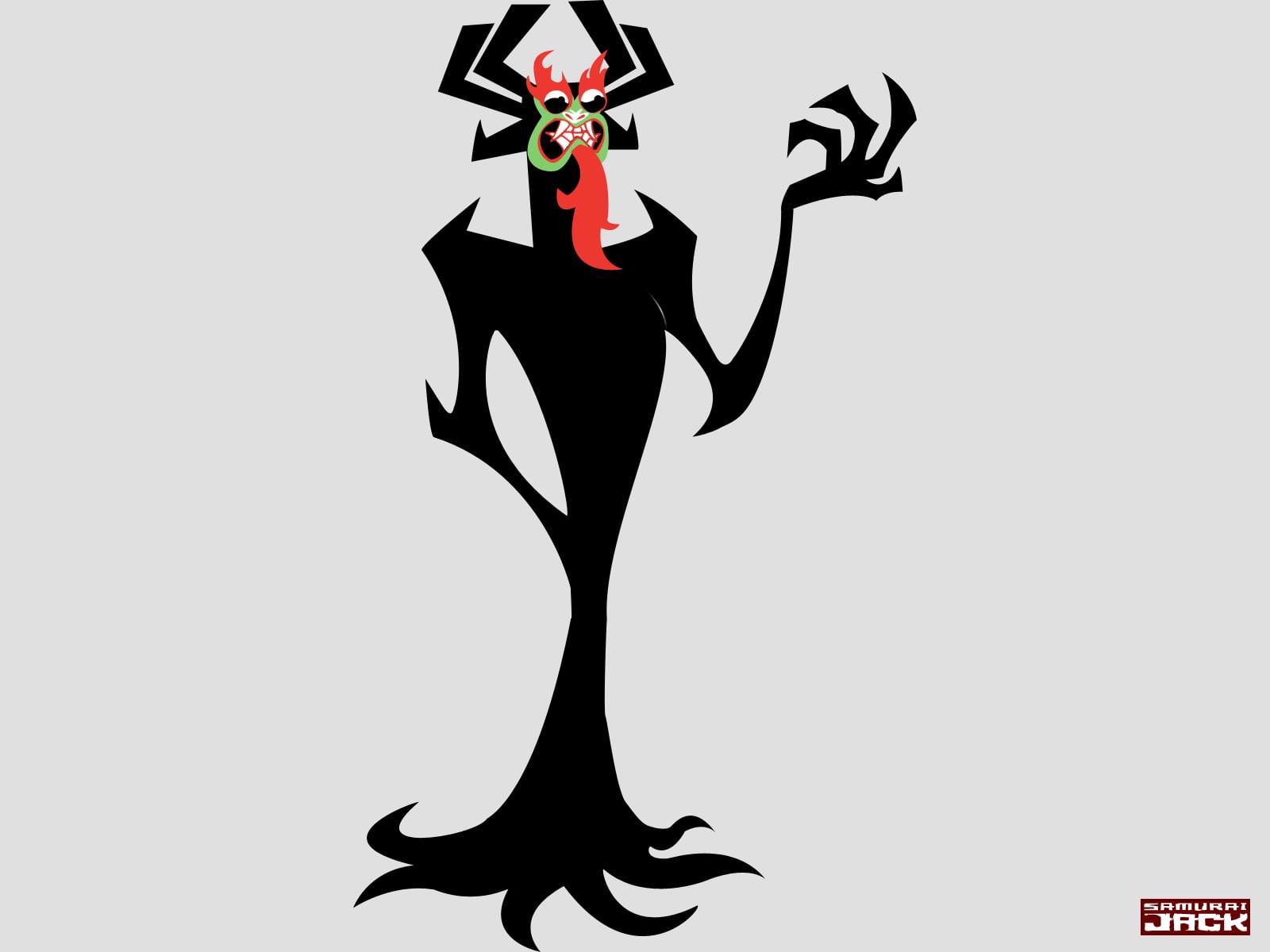 representation, art and craft, cut out, halloween, Samurai Jack, black color, copy space, 720P, indoors, costume, studio shot, cartoon, silhouette, white background, HD Wallpaper