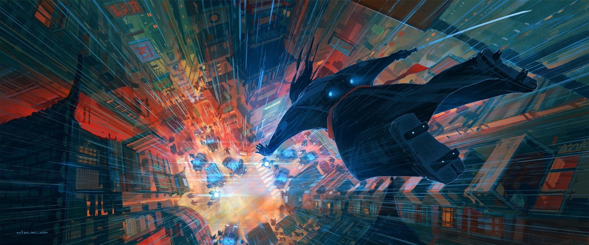 science fiction, Samurai Jack, 1080P, Nikolai Lockertsen, HD Wallpaper
