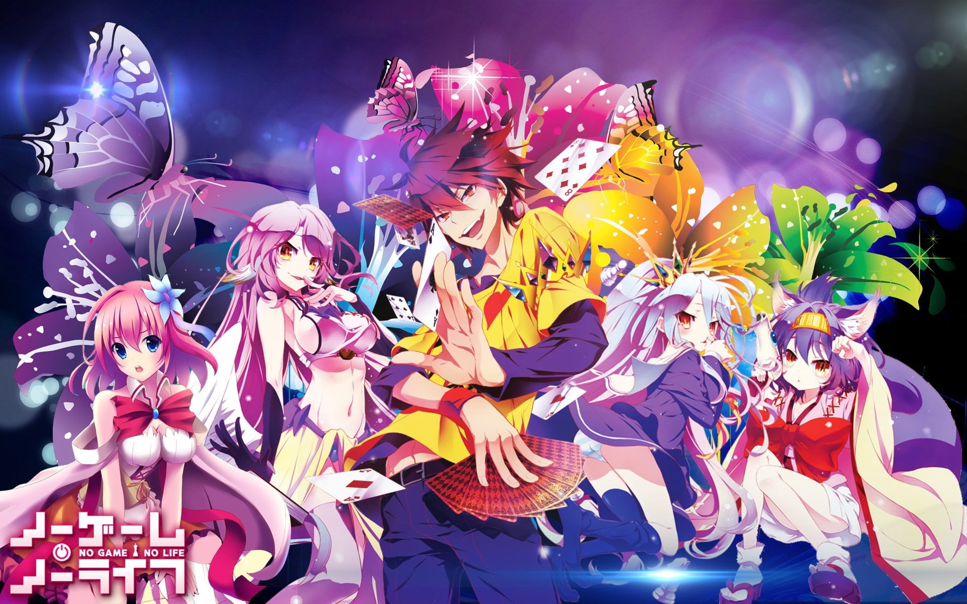outdoors, fragility, Jibril (No Game No Life), nature, vulnerability, No Game No Life, freshness, multi colored, Stephanie Dola, 1080P, flower head, life, HD Wallpaper