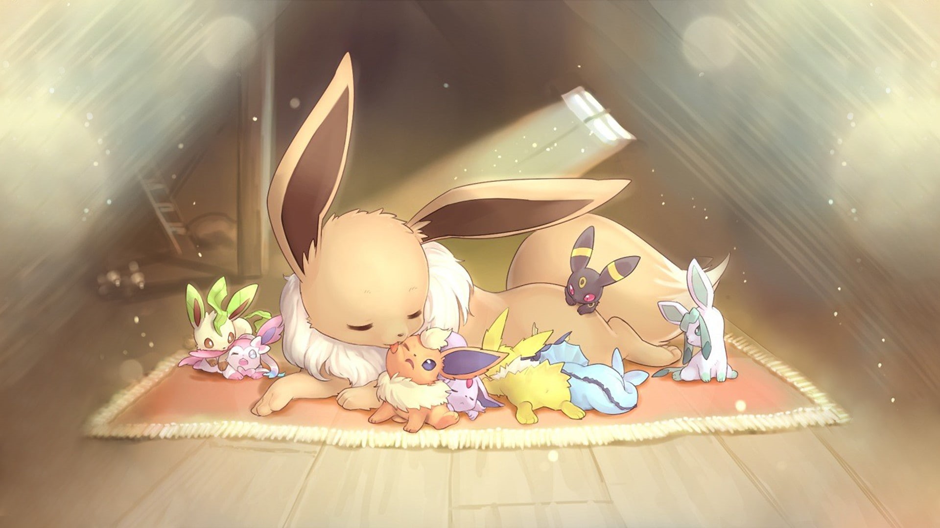 1080P, Eevee, pokemon, HD Wallpaper