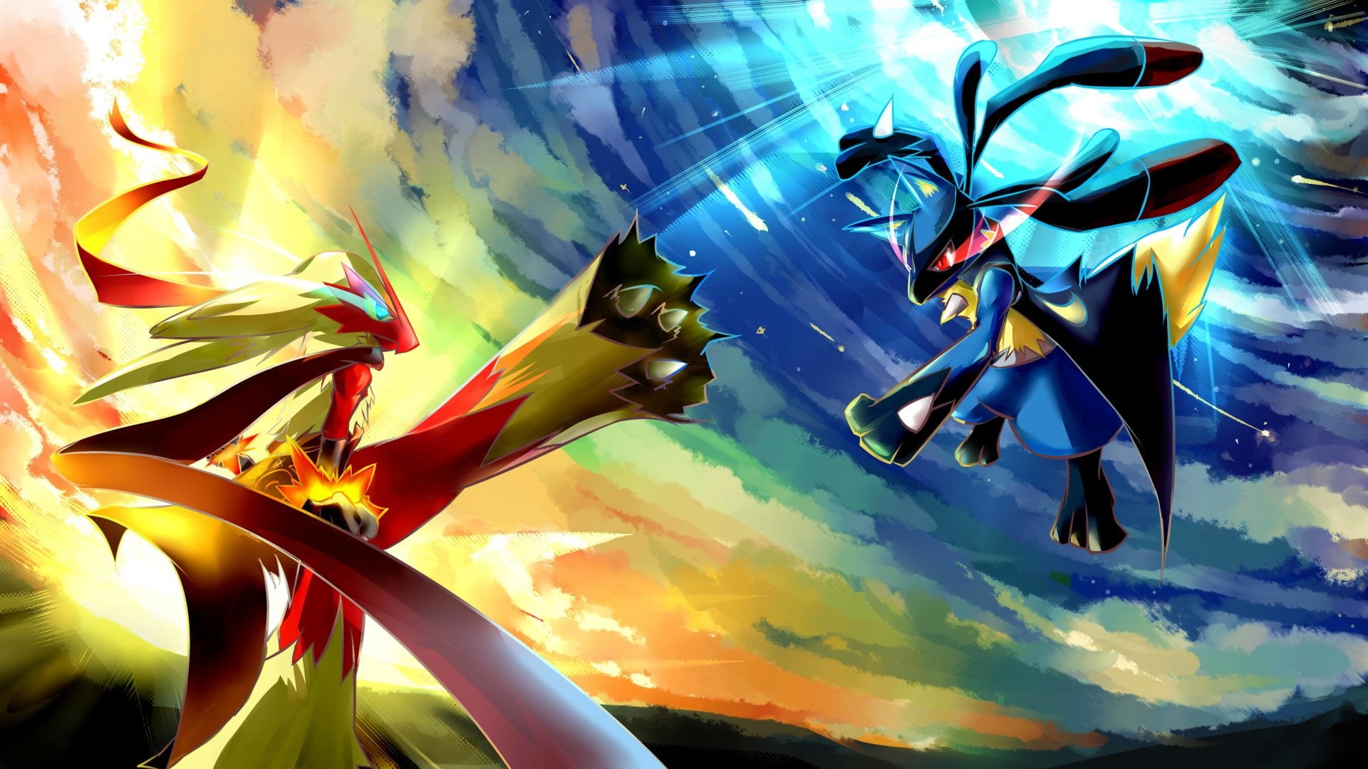 no People, futuristic, Blaziken (Pokémon), sky, decoration, day, blurred Motion, motion, outdoors, yellow, glass - material, representation, painted Image, HD Wallpaper