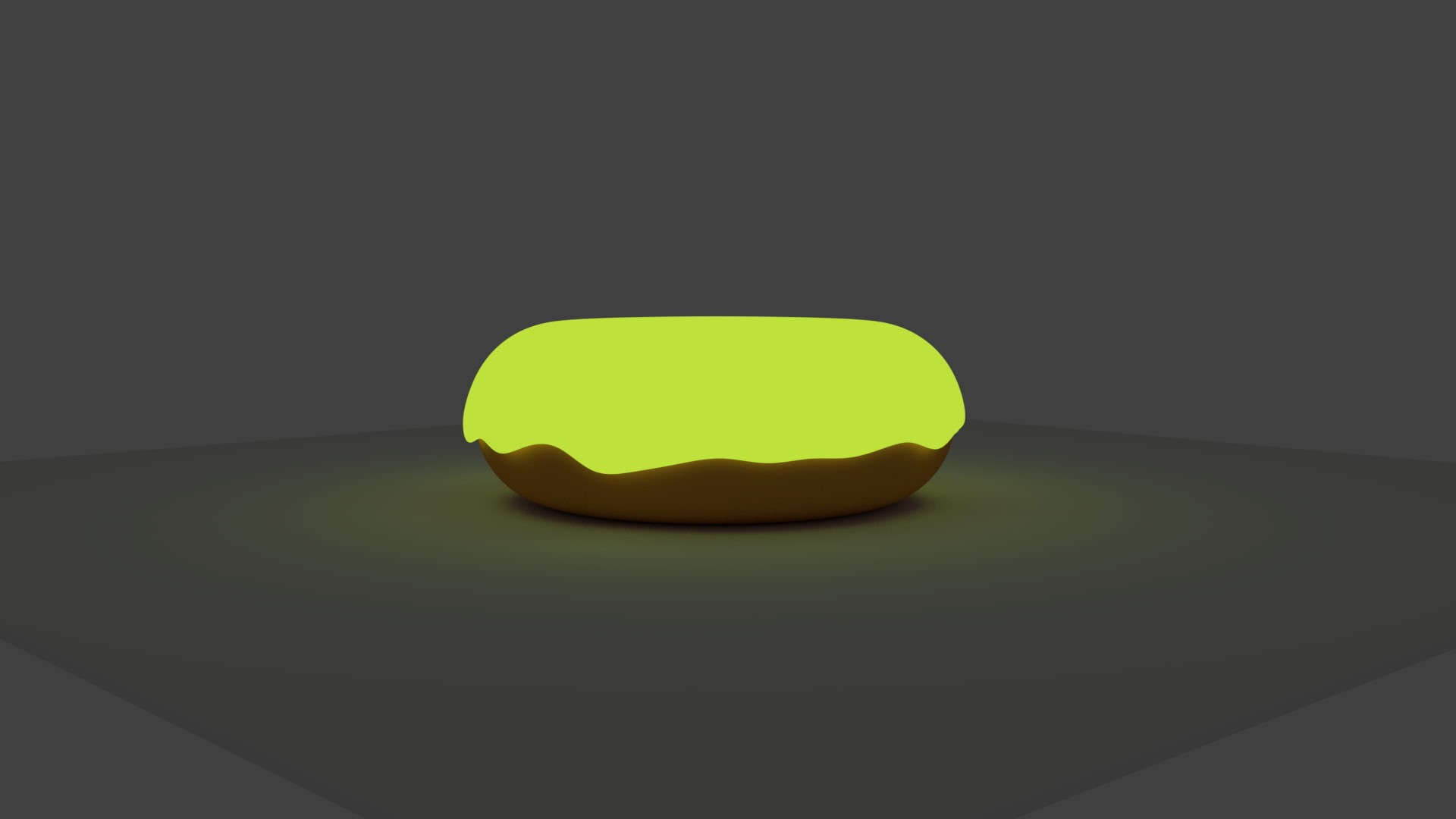 glowing, studio shot, radioactive, indoors, single object, Blender, cut out, gray, yellow, simplicity, close-up, shape, black background, healthcare and medicine, HD Wallpaper