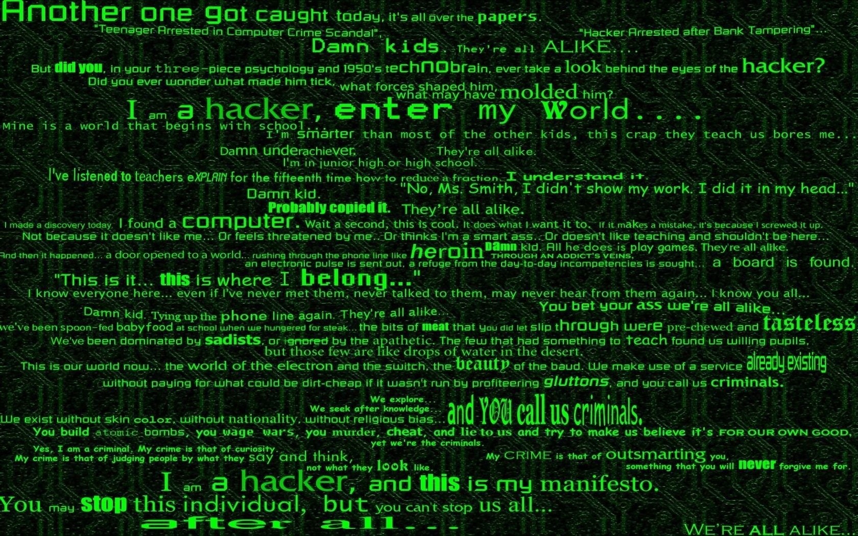 Technology, Hacker, Geek, 720P, HD Wallpaper