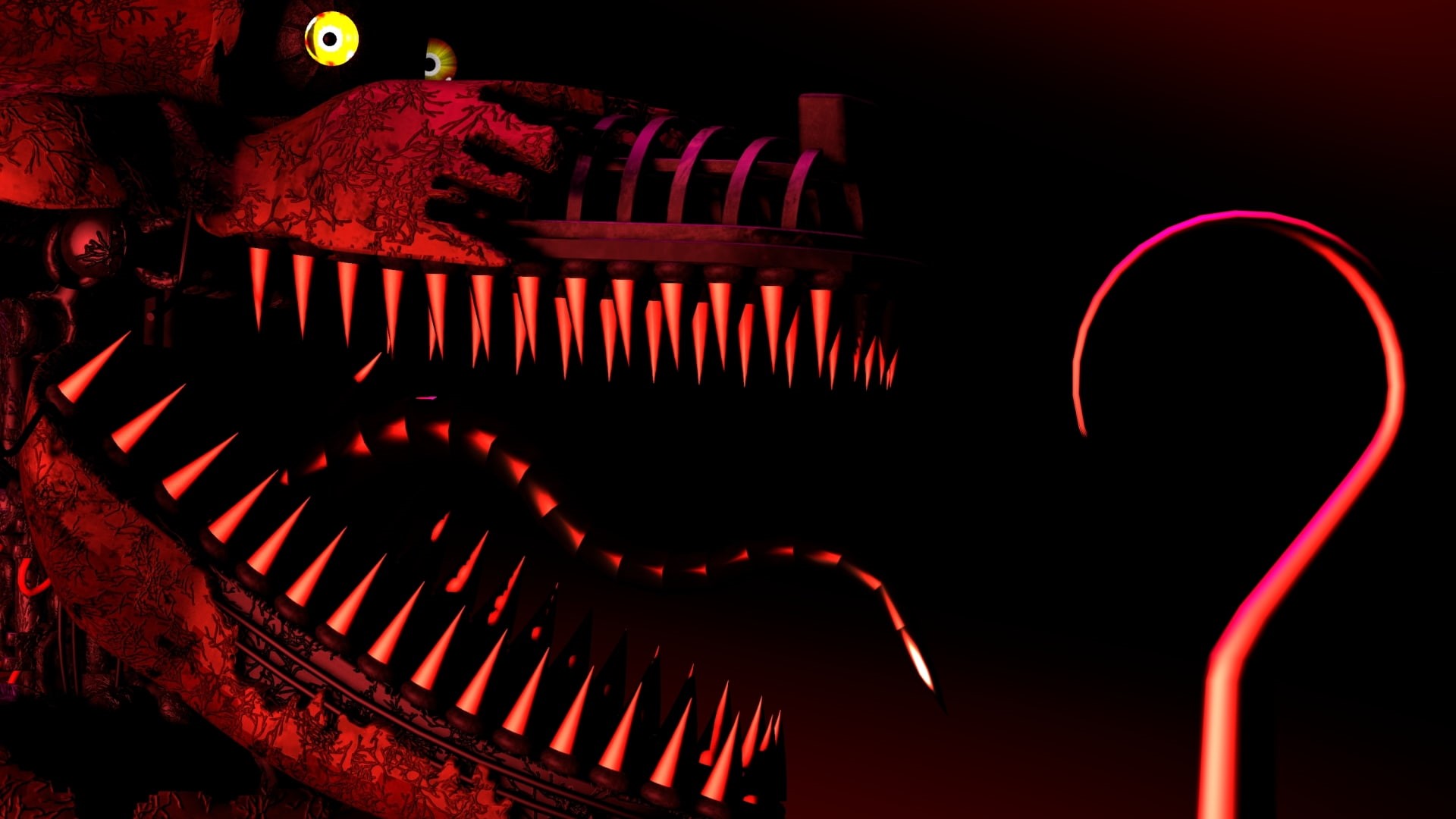 Five Nights at Freddys 4, Five Nights at Freddys, Nightmare Foxy (Five Nights at Freddys), 1080P, HD Wallpaper