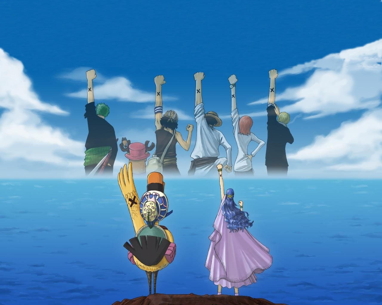 720P, Sanji, Roronoa Zoro, Nami, Monkey D. Luffy, Vivi Alhazerd, Alhazerd Vivi, One Piece, Princess Vivi, Tony Tony Chopper, Usopp, HD Wallpaper