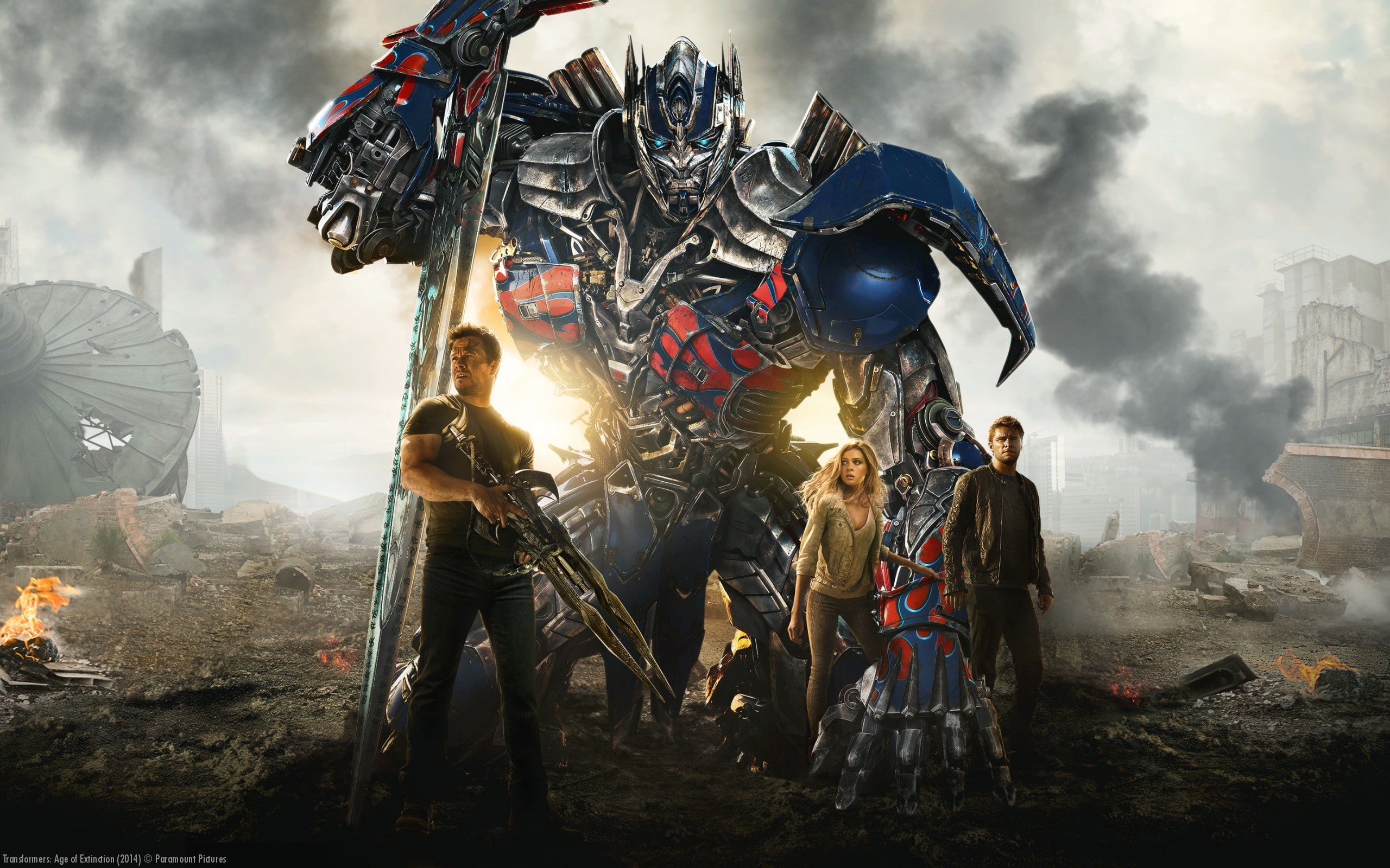 Jack Reynor, extinction, Transformers: Age of Extinction, Optimus Prime, Nicola Peltz, Jack Raynor, action, the Autobot, age, Mark Wahlberg, 2K, movie, HD Wallpaper