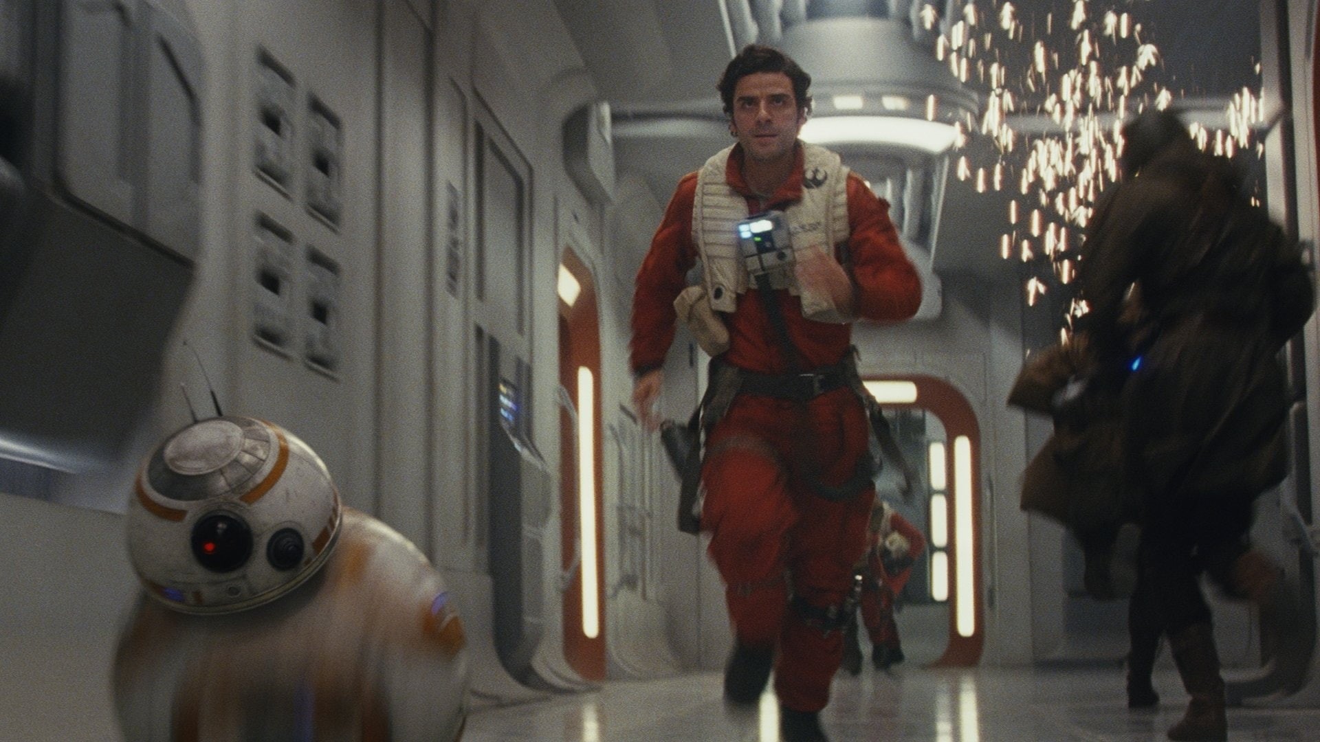 Star Wars: The Last Jedi, Poe Dameron, Star Wars, 1080P, Oscar Isaac, Robot, BB-8, HD Wallpaper