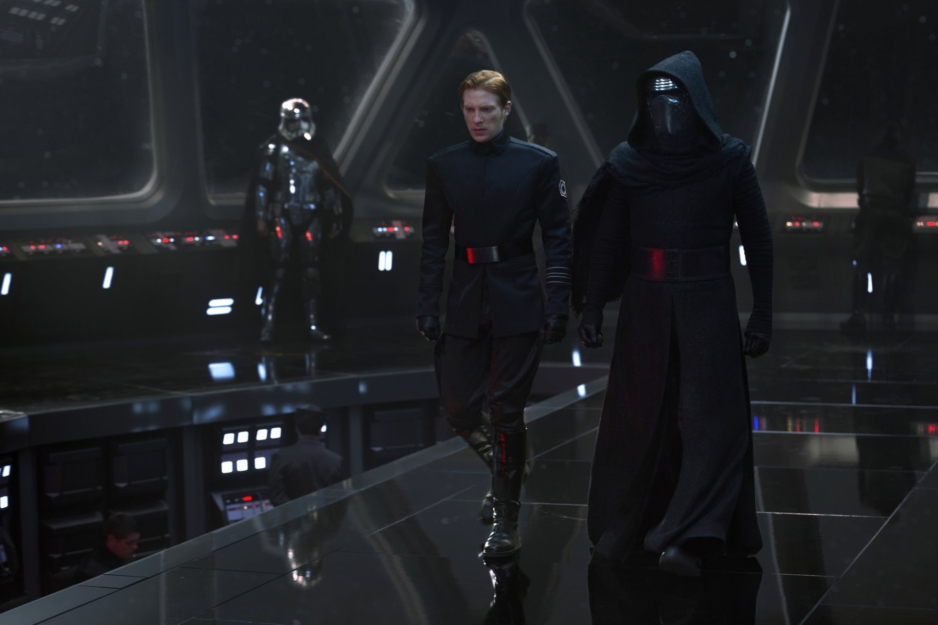 Domhnall Gleeson, Star Wars, Star Wars Episode VII: The Force Awakens, Kylo Ren, General Hux, Captain Phasma, 1080P, HD Wallpaper