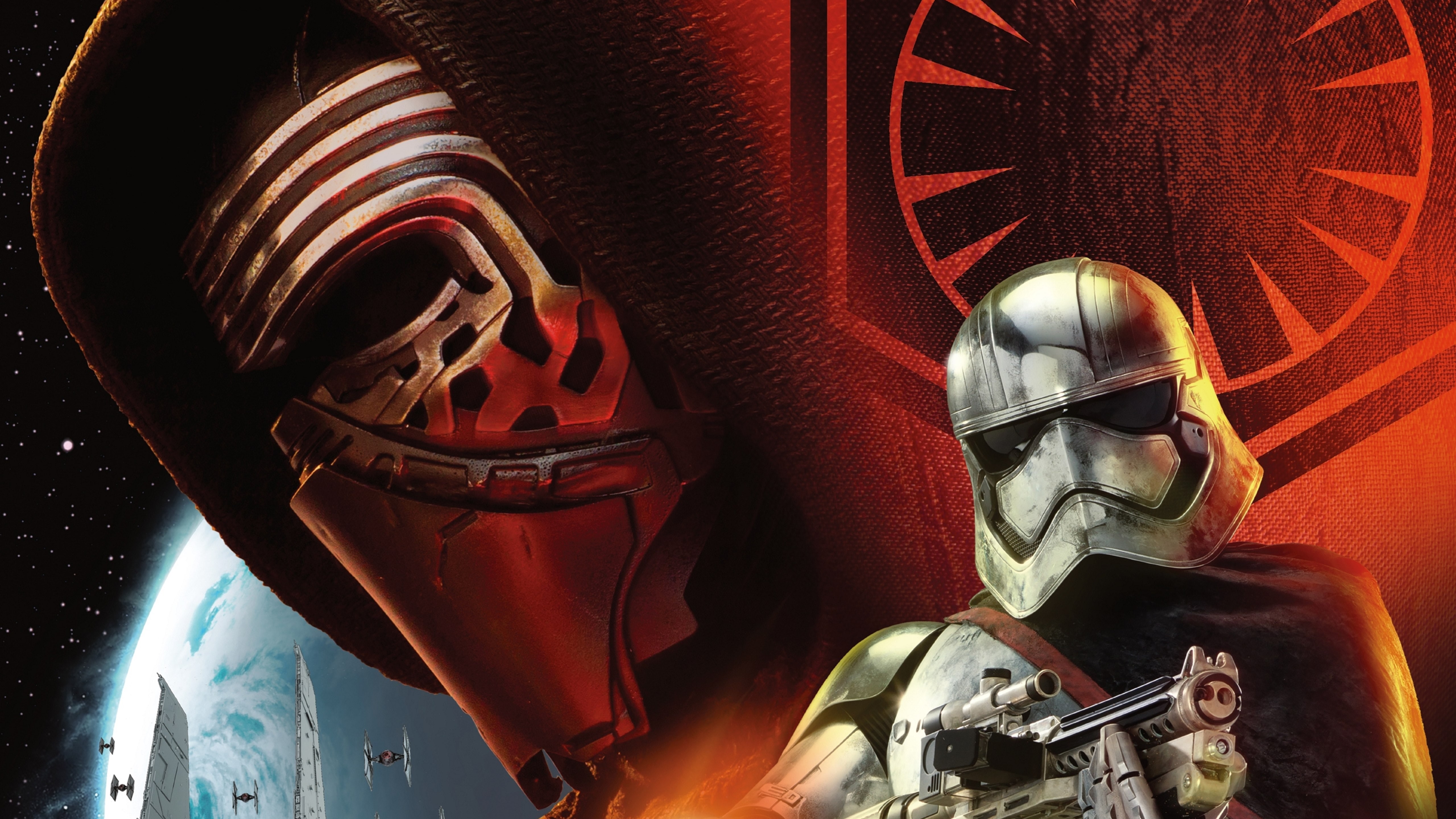Star Wars, Star Wars Episode VII: The Force Awakens, Captain Phasma, 5K, Kylo Ren, HD Wallpaper