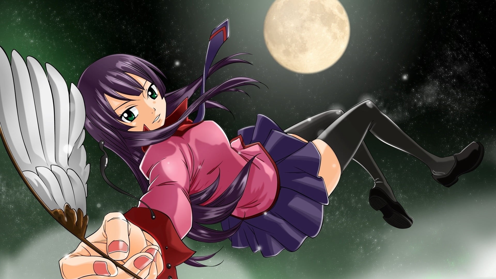 vector, men, haired, purple, planet - Space, spooky, creativity, young, women, animal, plant, girl, animal themes, full moon, galaxy, art and craft, beauty in nature, HD Wallpaper