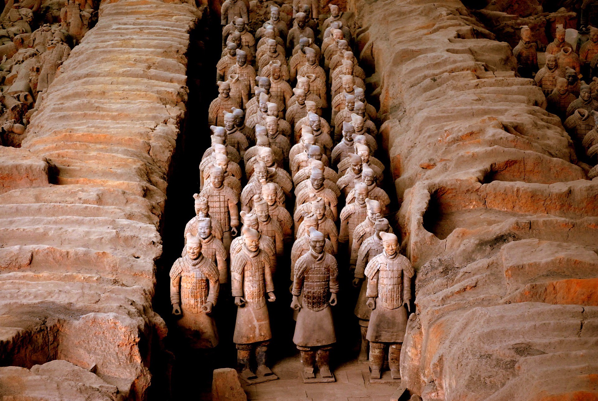 emperor, symbols, built structure, people, craft, human representation, dig, history, art and craft, dynasty, soldier, creativity, sculpture, architecture, HD Wallpaper