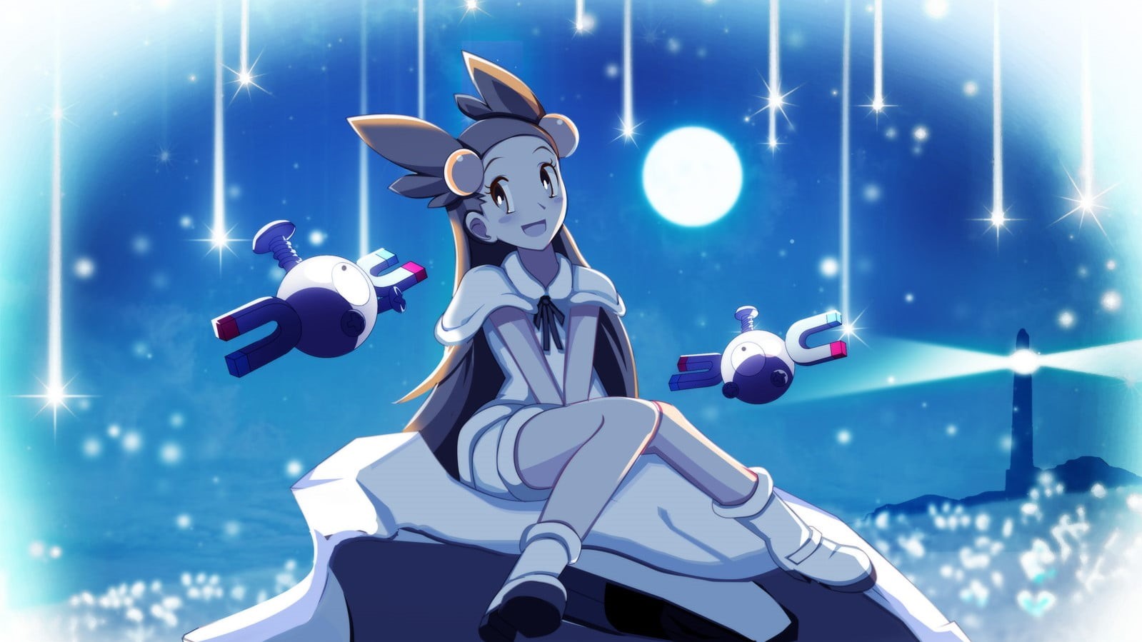 Pokemon Second Generation, video game girls, white dress, 720P, Jasmine, video game characters, Pokémon, HD Wallpaper