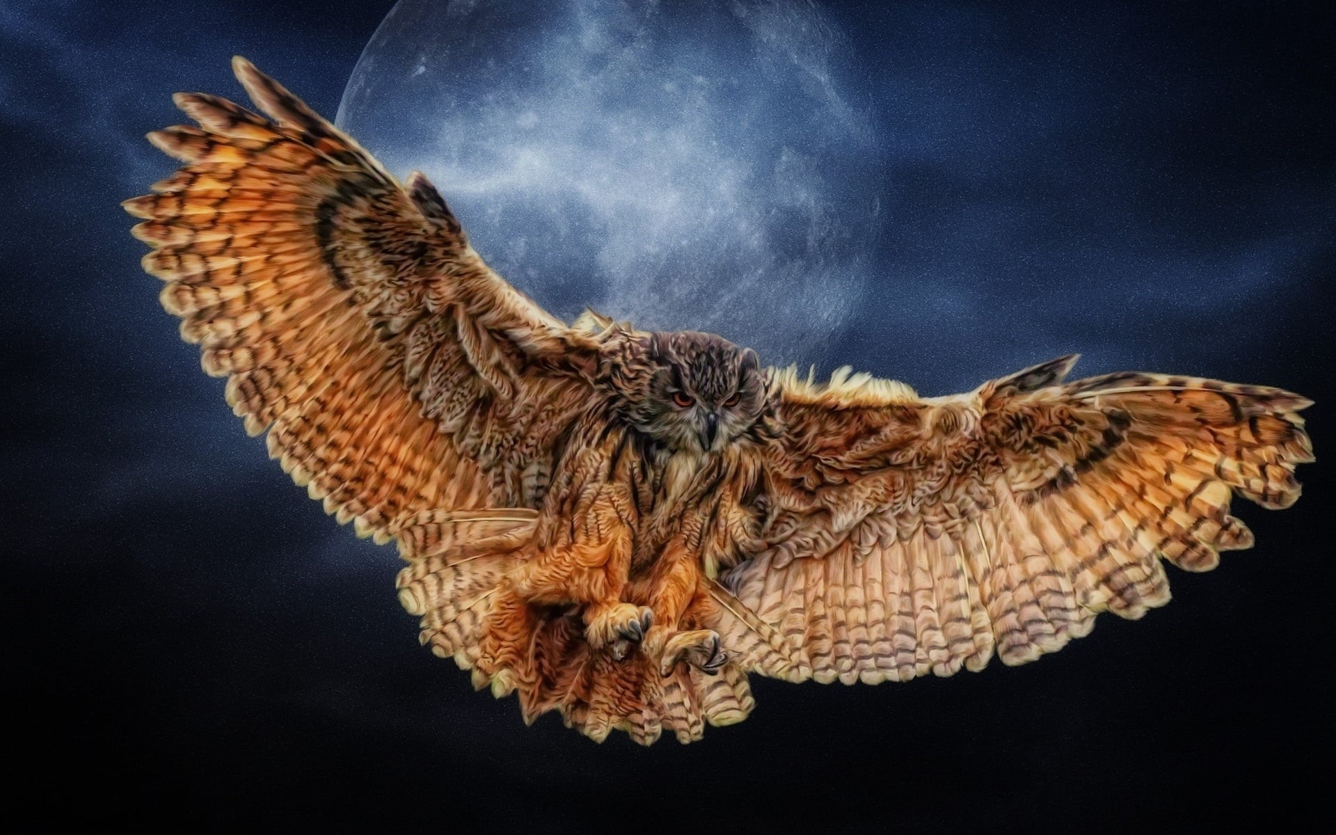 brown, animals, close-up, animals in the wild, artwork, one animal, owl, animal body part, vertebrate, dry, nature, animal, black background, fantasy art, HD Wallpaper