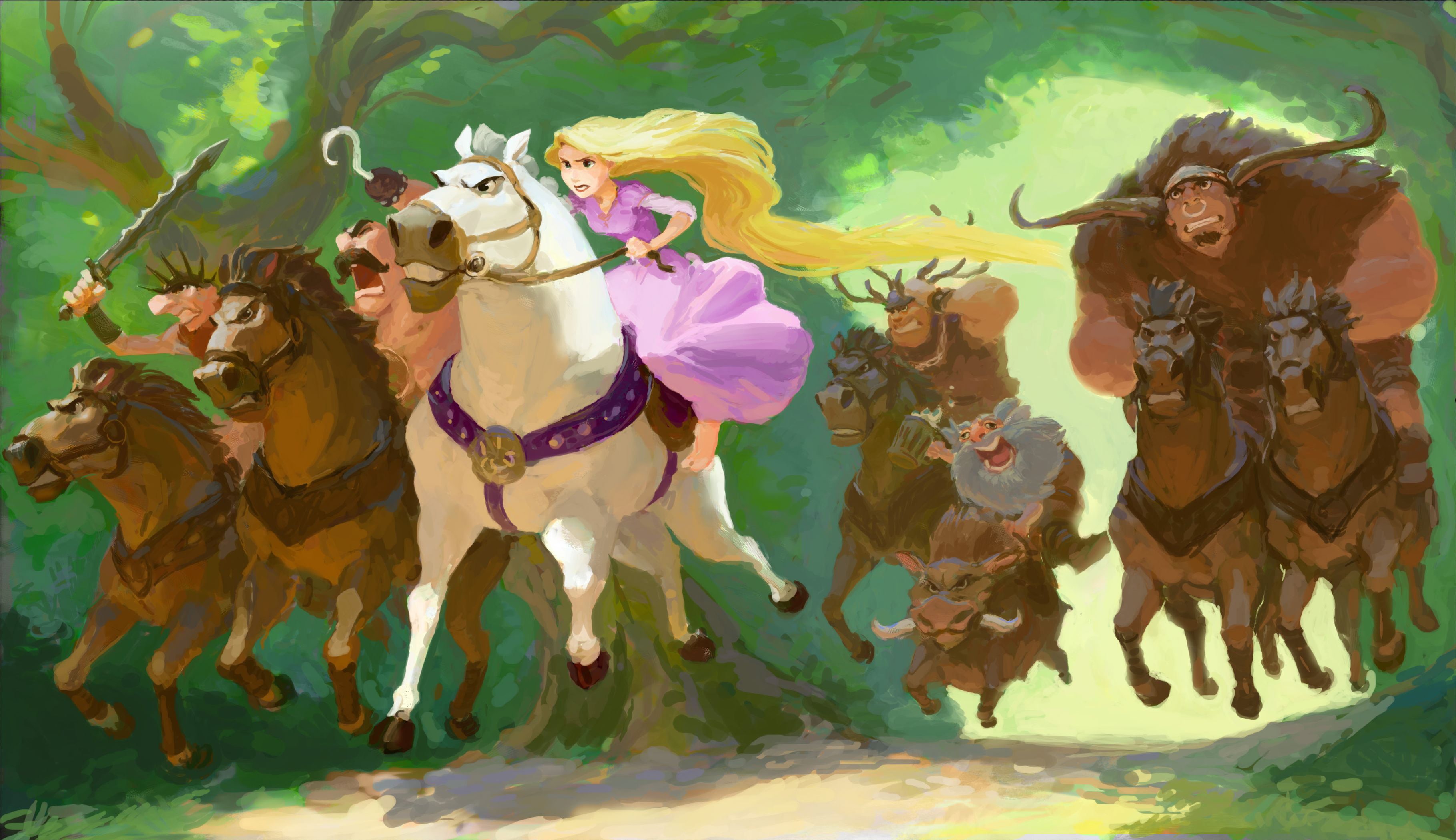 jump, outdoors, fun, robbers, multi colored, Walt Disney, figure, enjoyment, Rapunzel: a Tangled tale, mammal, nature, arts culture and entertainment, costume, HD Wallpaper