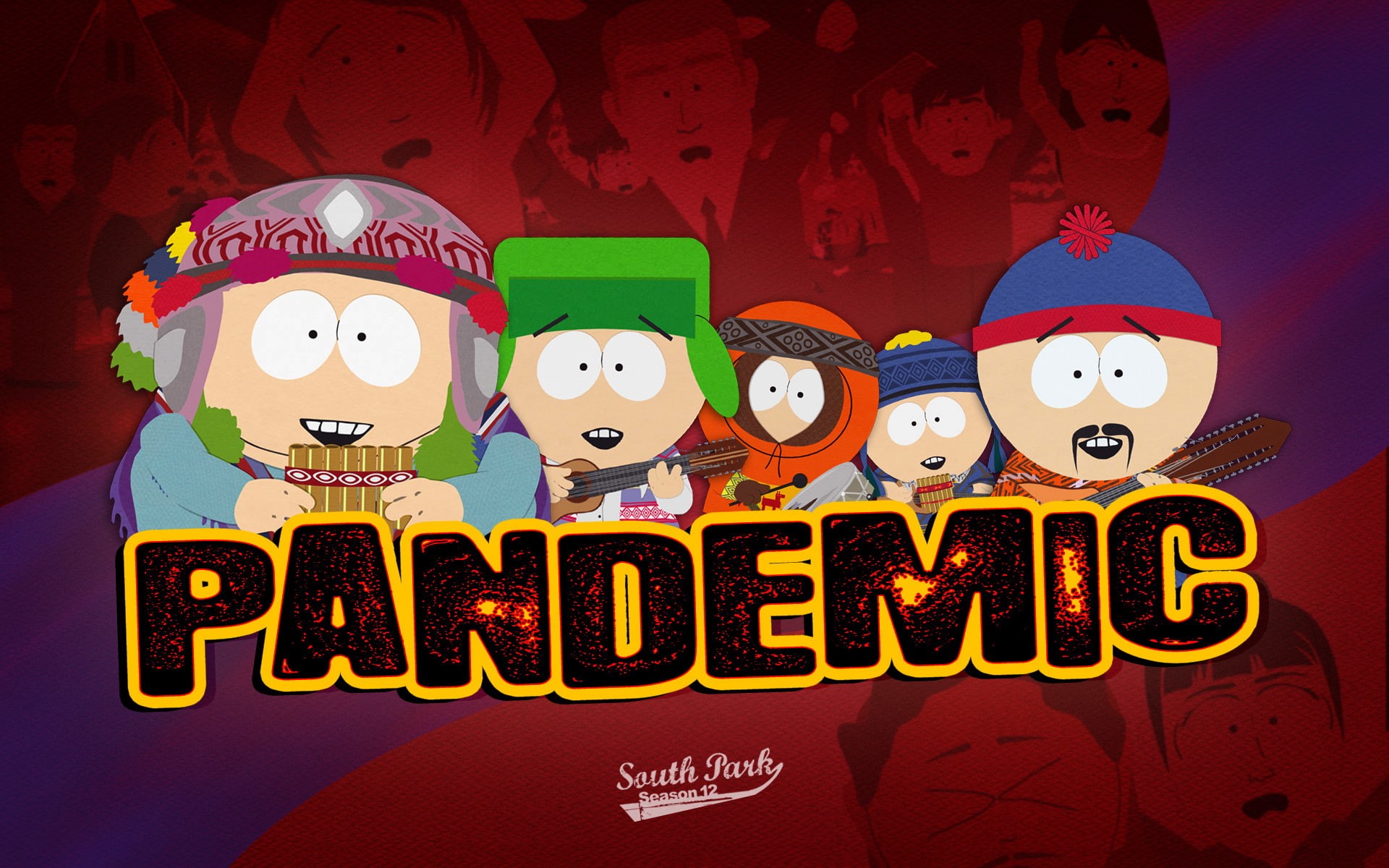 digital, 1080P, South Park, pandemic, cartoon, south, park, HD Wallpaper