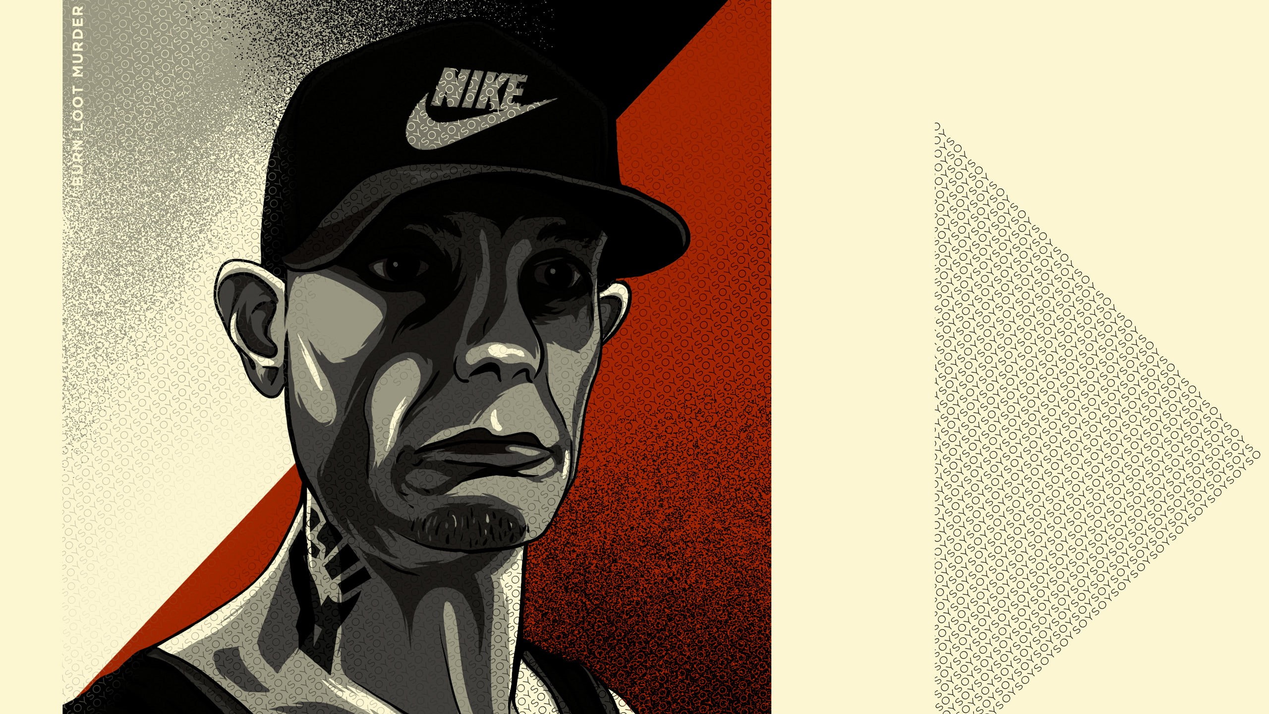 Michael  Reinoehl, vector, black lives matter, 2K, Michael Forest Reinoehl, HD Wallpaper