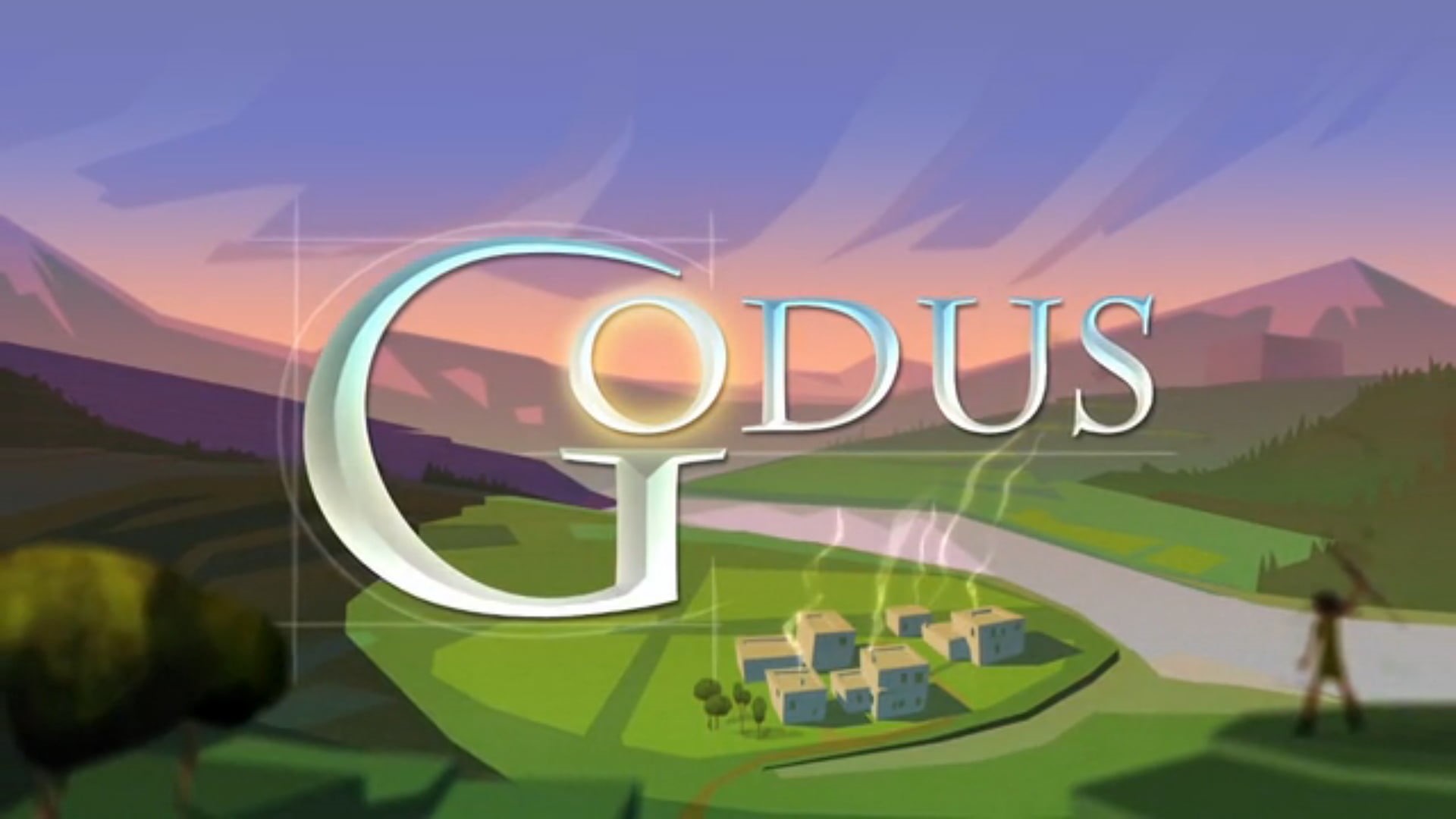 mountain, valley, reflection, no people, god sim, rural Scene, communication, multi colored, godus, green Color, sign, illustration, western script, HD Wallpaper