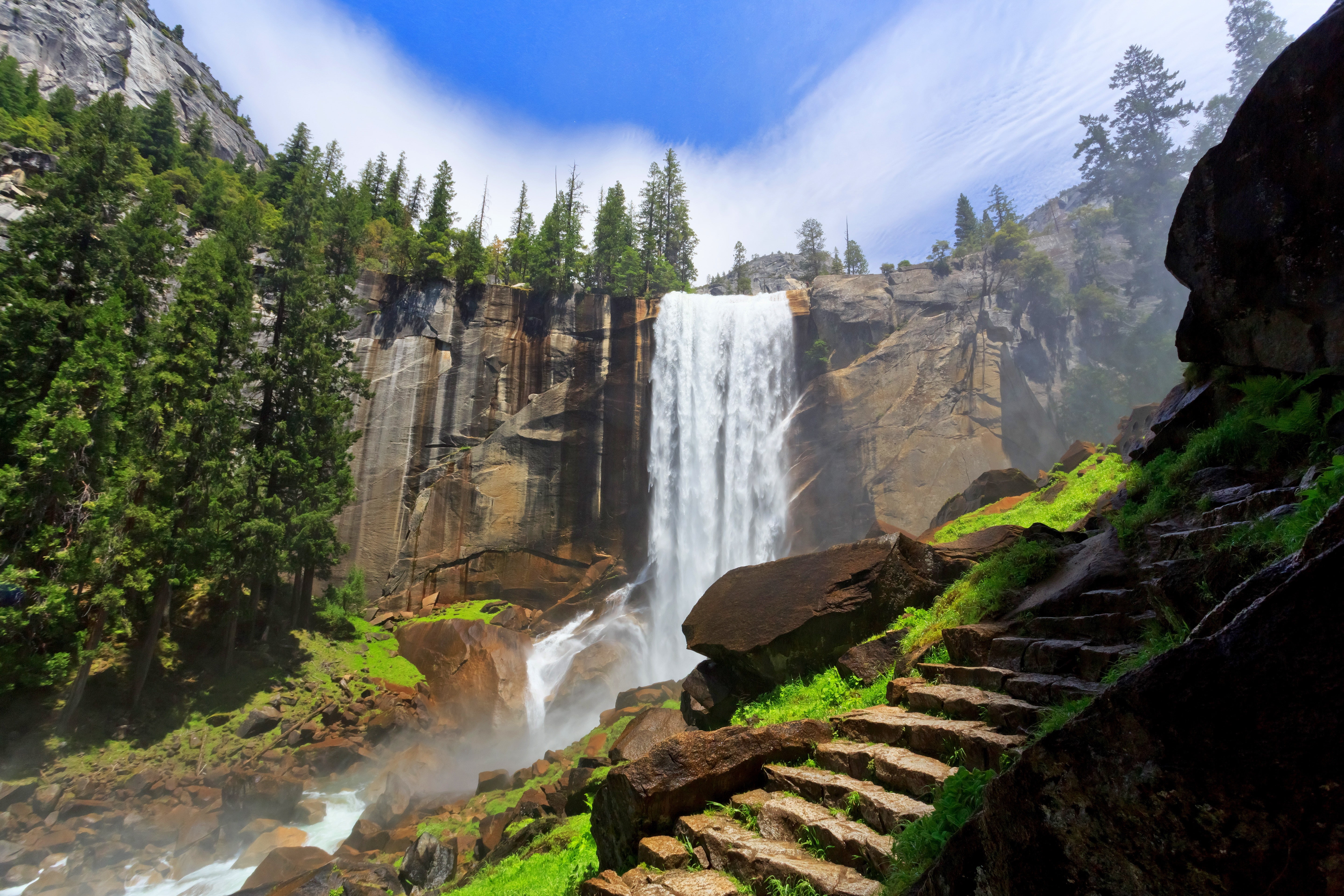 forest, 5K, 4k, Yosemite, 5k, apple, mountains, OSX, HD Wallpaper