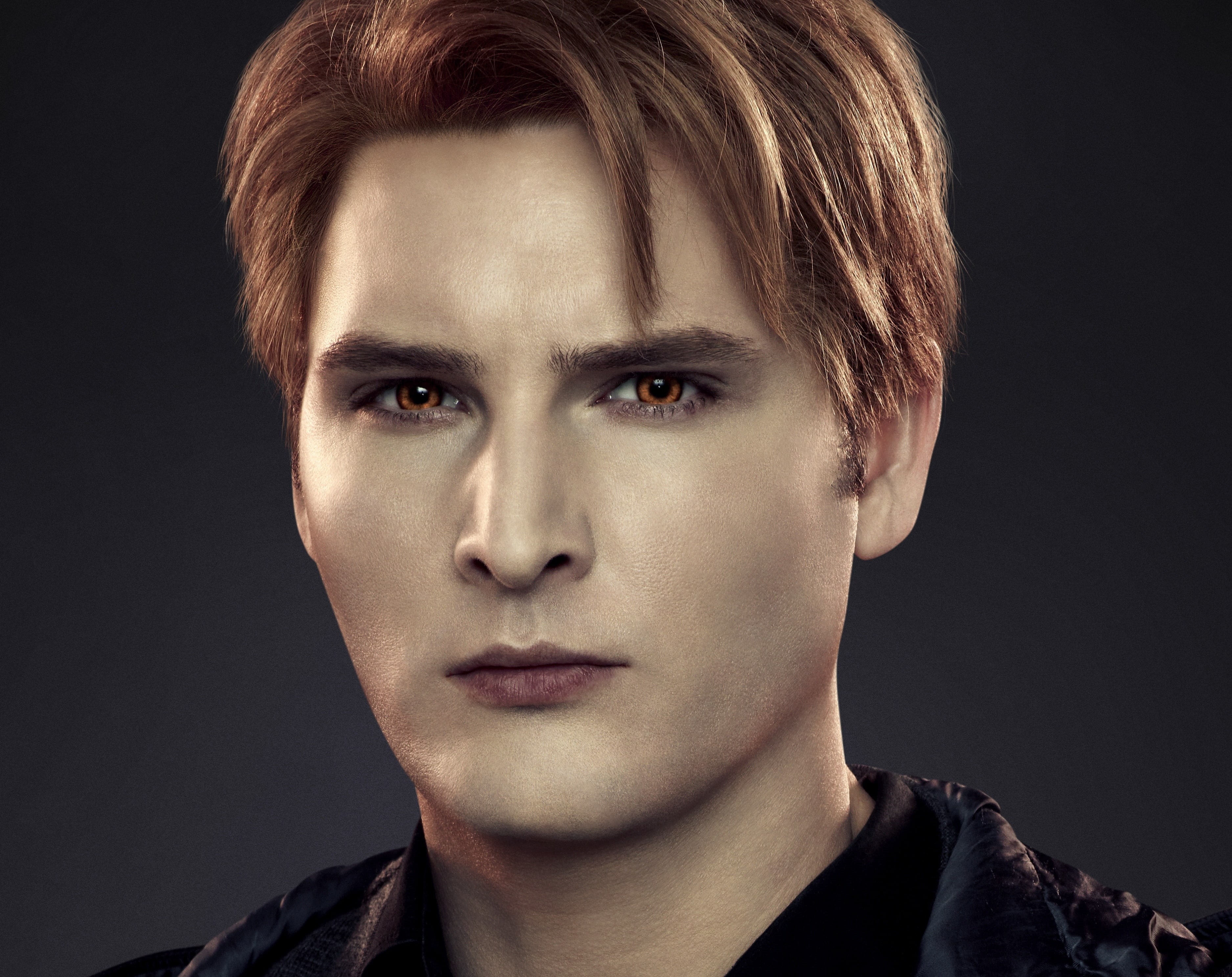 peter facinelli, beautiful woman, black background, women, saga, close-up, beauty, beautiful people, dawn, human body part, 2K, part 2, 2012, Twilight, HD Wallpaper