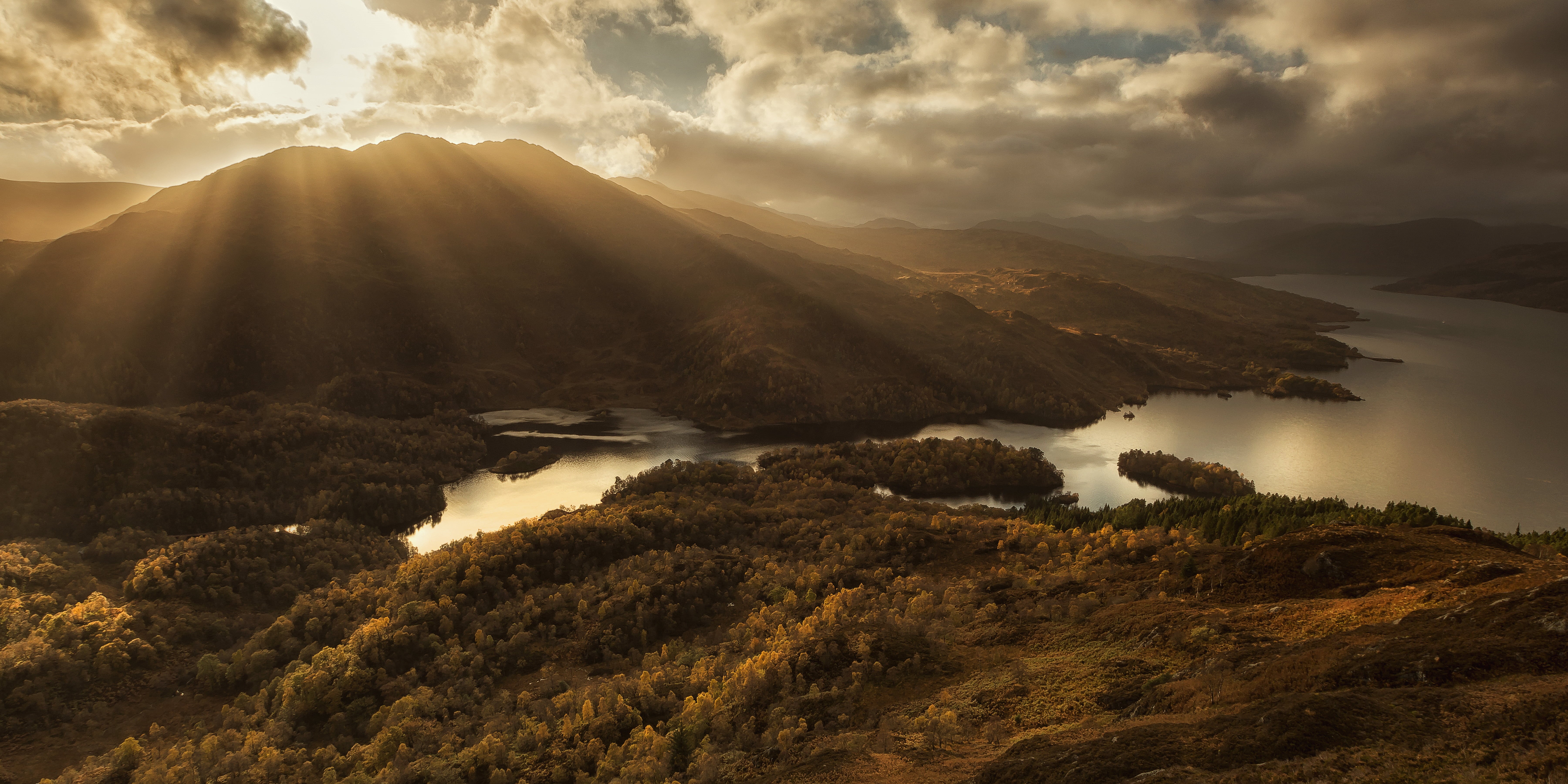 venue, Loch Lomond, Ben Aan, photography, nature, Scotland, National Park, mountain, landscape photography, Loch Katrine, Ben Venue, ben, Trossachs, landscape, HD Wallpaper