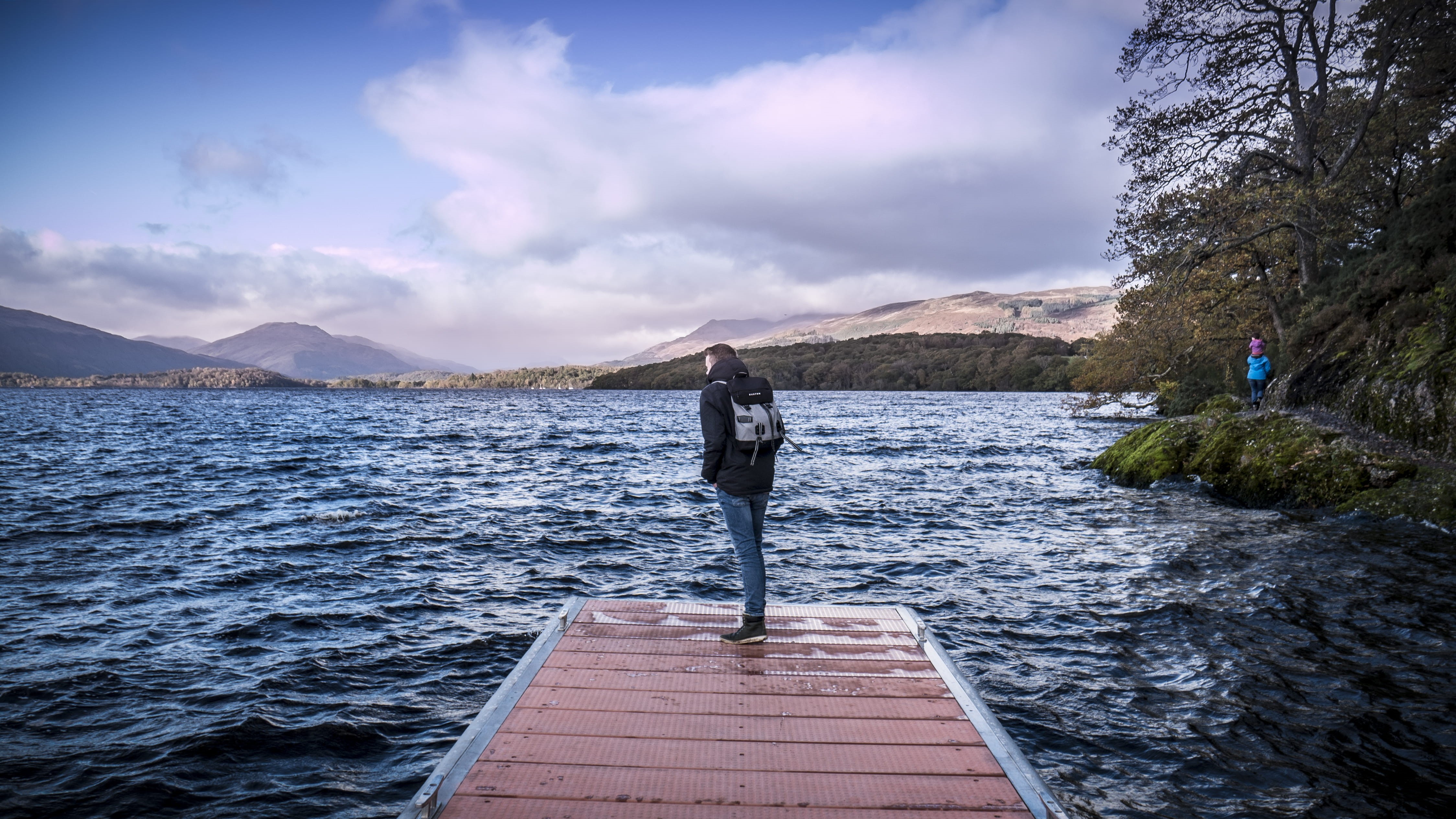 edinburgh, beauty in nature, united kingdom, loch lomond, leisure activity, one person, scenics - nature, mountain, holiday, travel, loch ness, filmmaking, HD Wallpaper