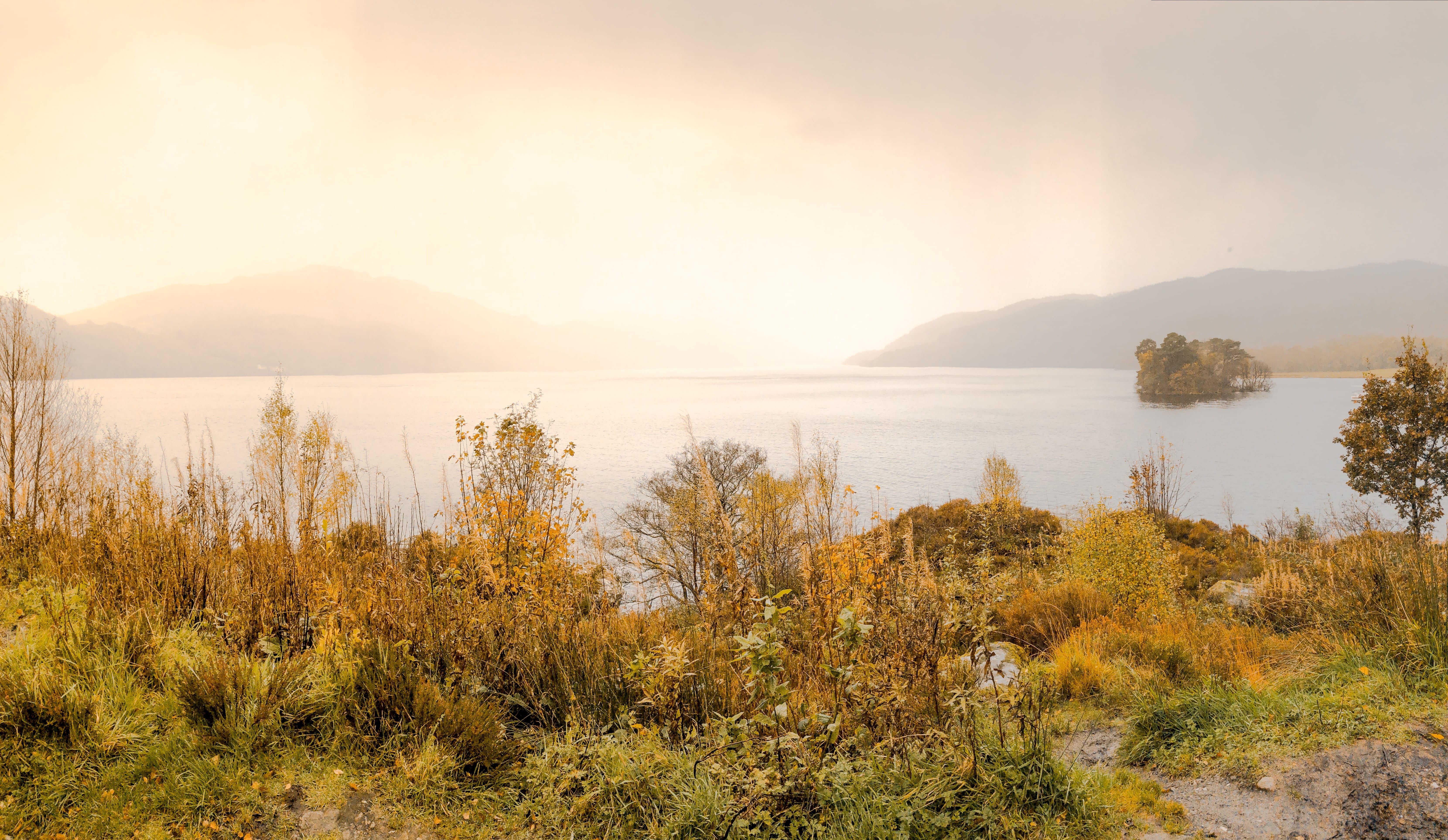 sea, body, lake, day, scottish landscape, near, nature, mountain, landscape, outdoors, water, environment, plants, tree, beauty in nature, land, plant, HD Wallpaper