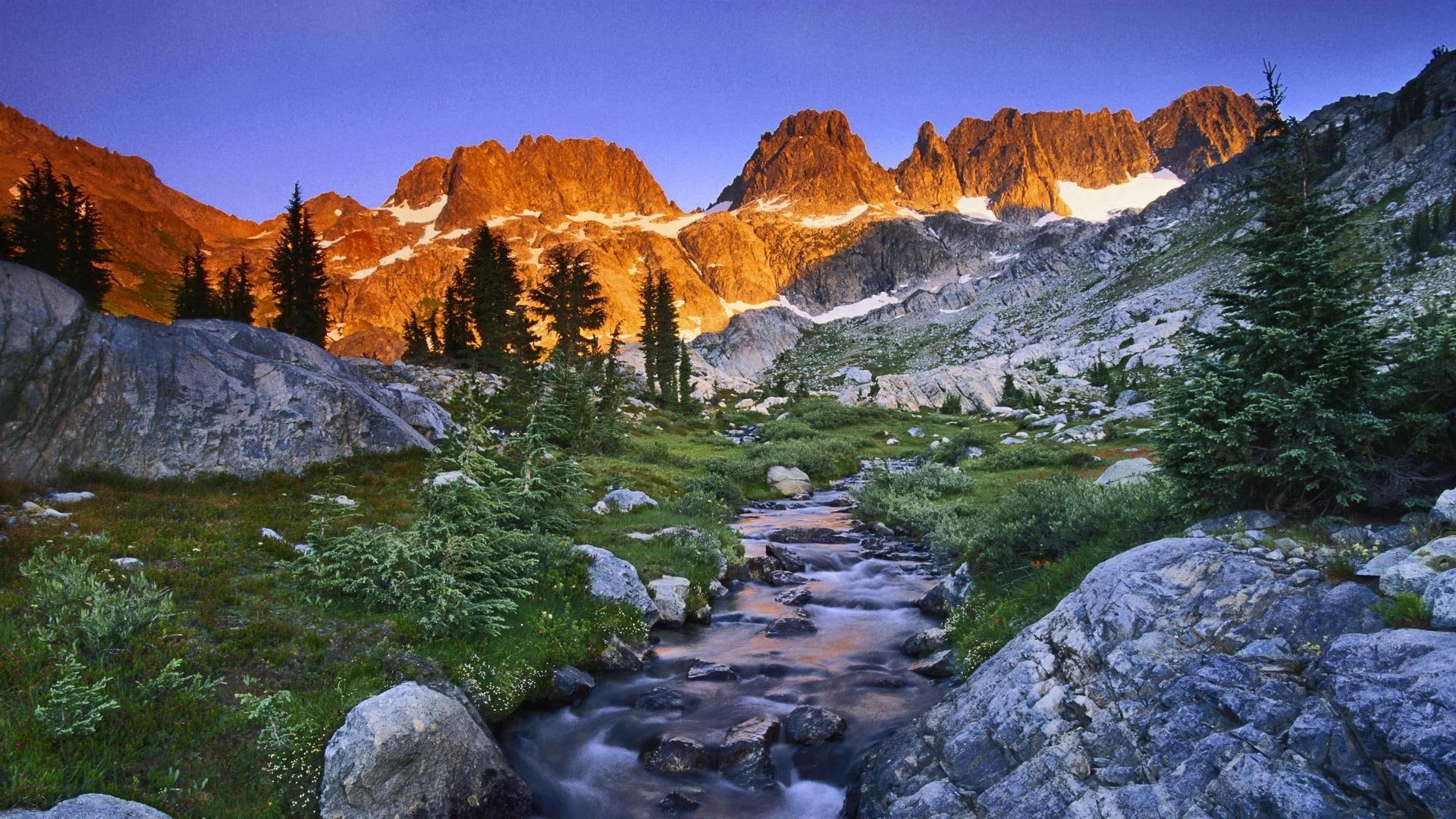 mountain, 1920x1080, nevada, 1080P, near, nature, california, ansel adams, adams, river, sierra, sierra nevada, ansel, HD Wallpaper