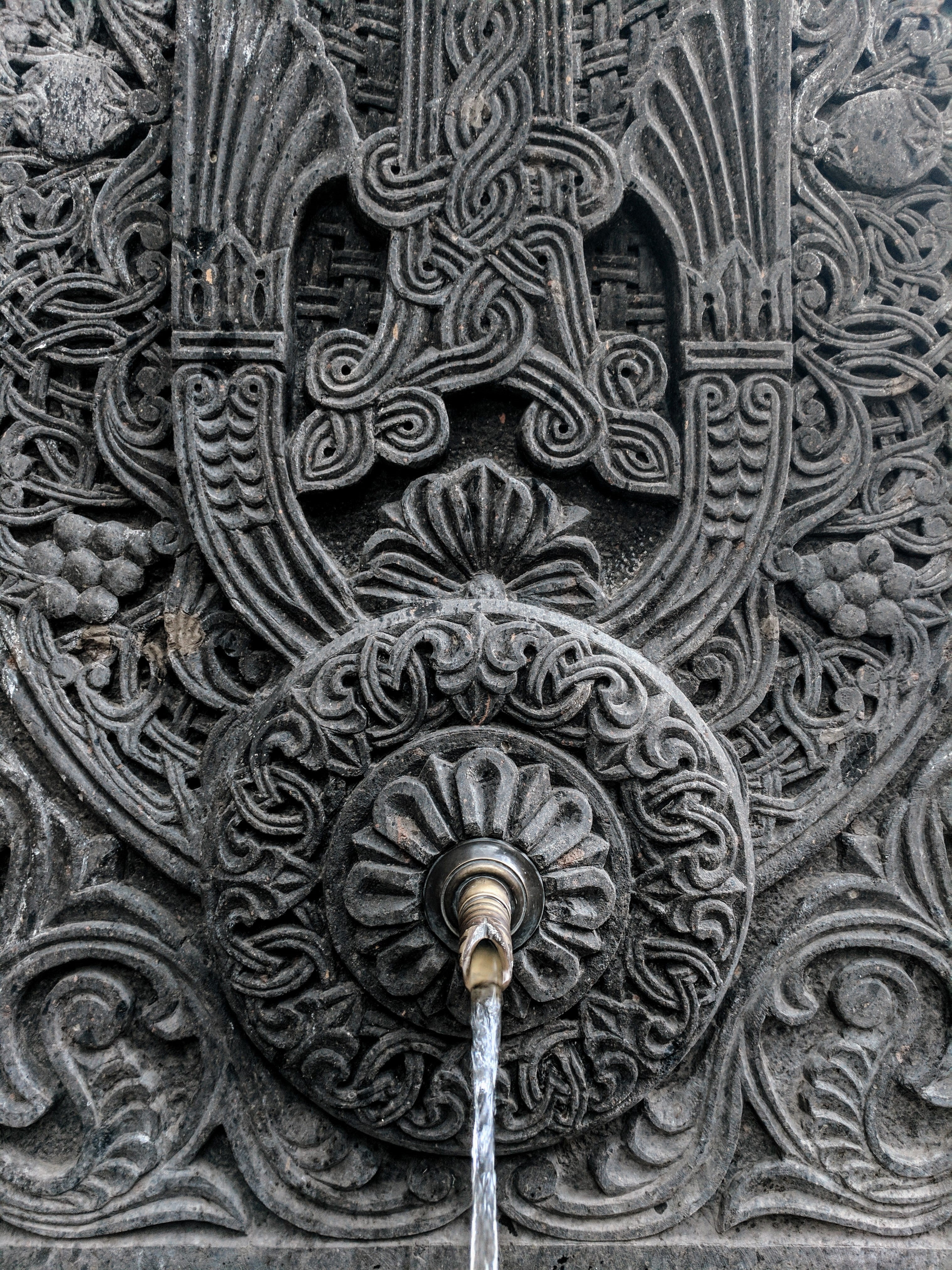 gyumri, water, door, symetry, place of worship, pattern, shape, armenia, backgrounds, fountain, metal, ornaments, old, craft, creativity, close-up, art and craft, Phone HD Wallpaper