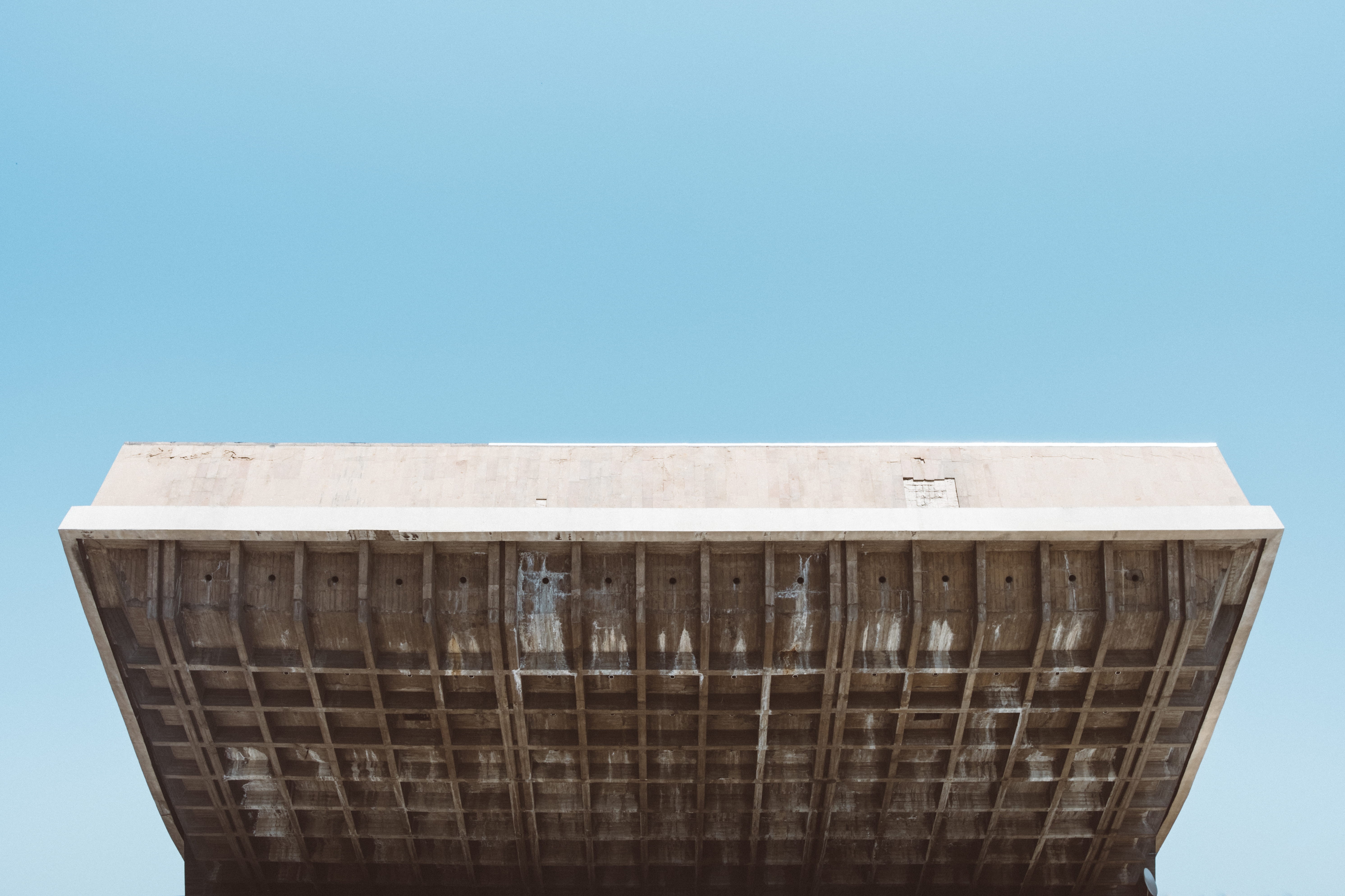 yerevan, structure, no people, soviet modernism, copy space, blue, concrete, soviet, 5K, industry, modernism, nature, built structure, man made object, HD Wallpaper