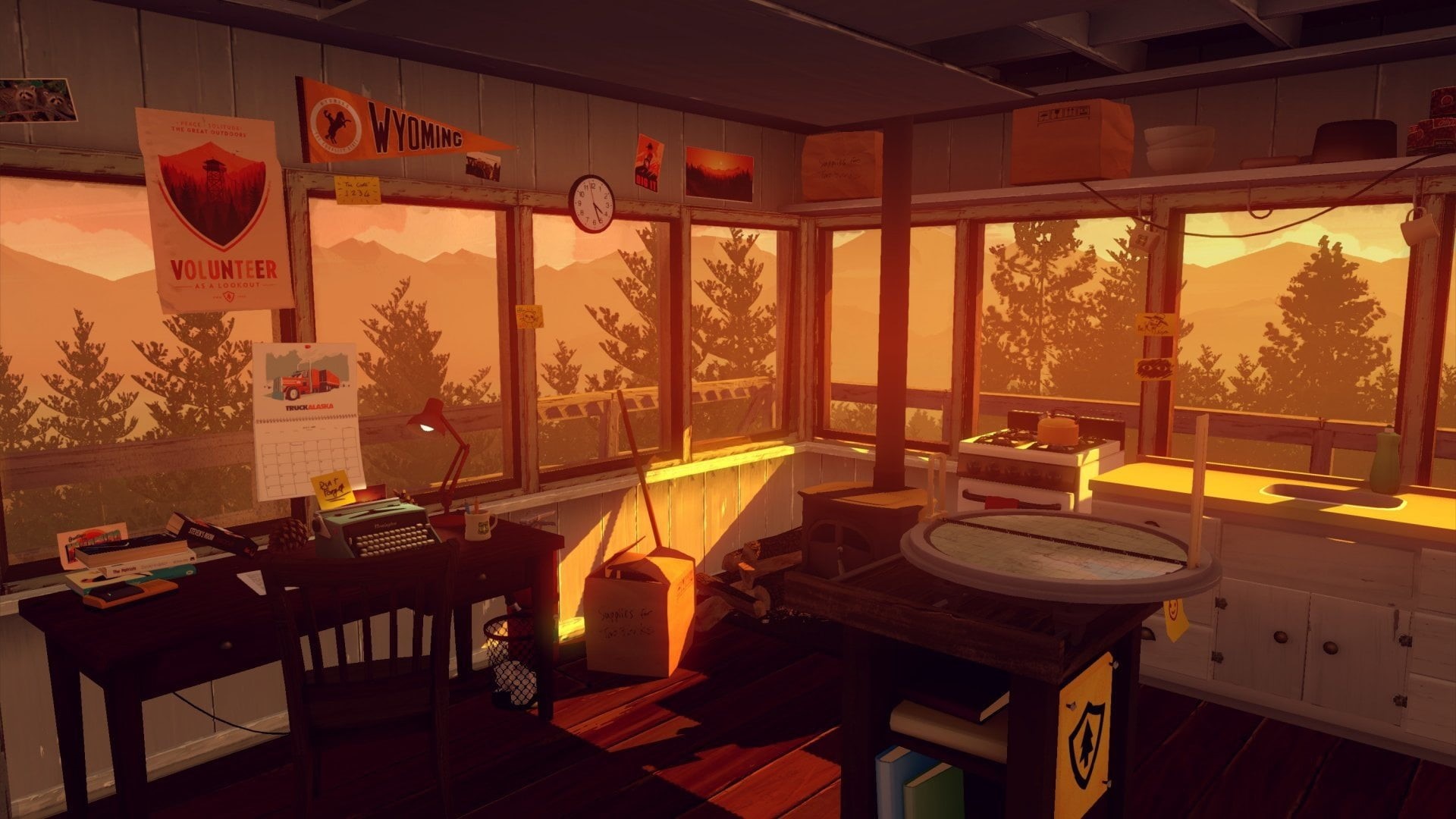 Campo Santo, 1080P, Fire Tower, Firewatch, HD Wallpaper
