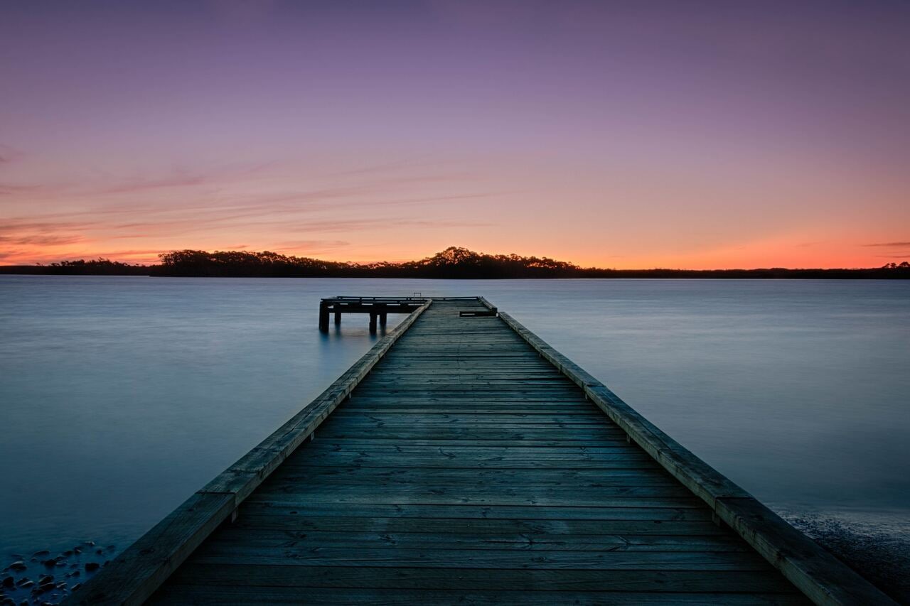 720P, Linux, sunset, elementary OS, HD Wallpaper