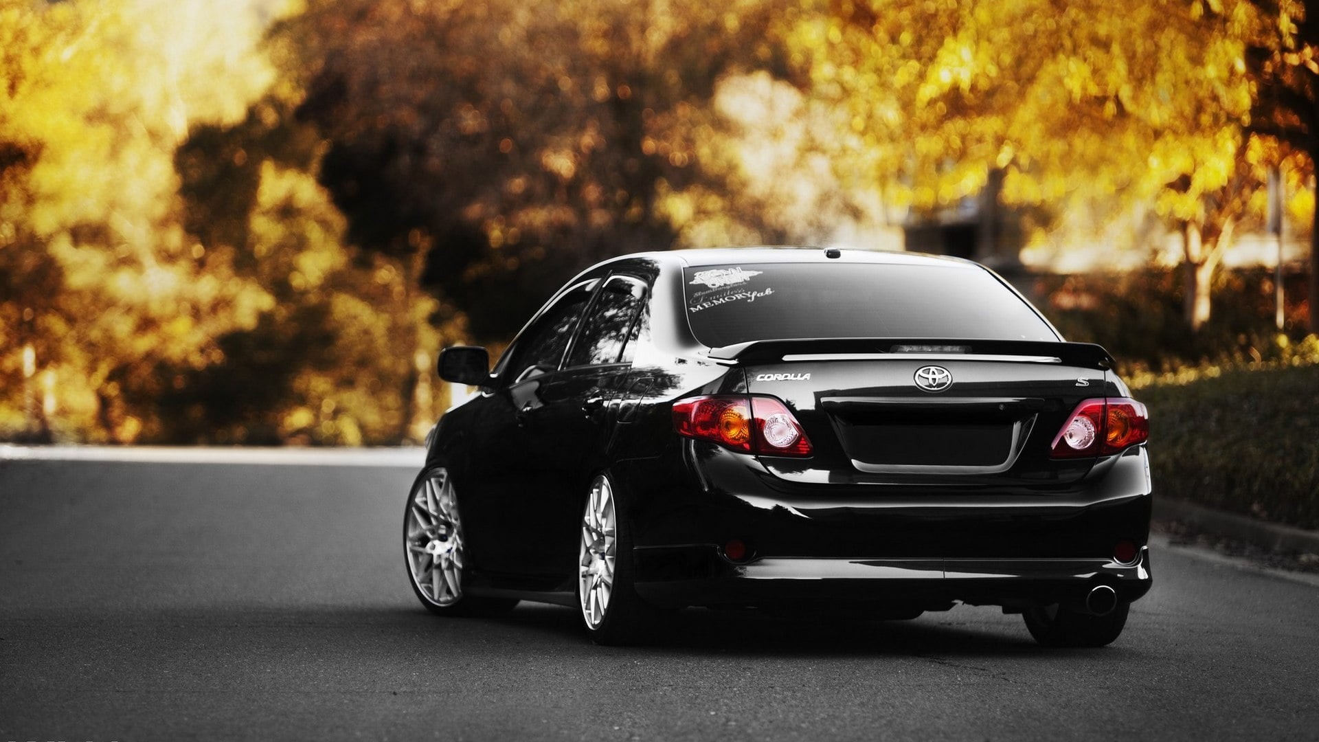 Tuning, wheel, parking Lot, outdoors, speed, mode of transportation, Corolla, tree, land Vehicle, shiny, nature, luxury, sports Utility Vehicle, engine, HD Wallpaper