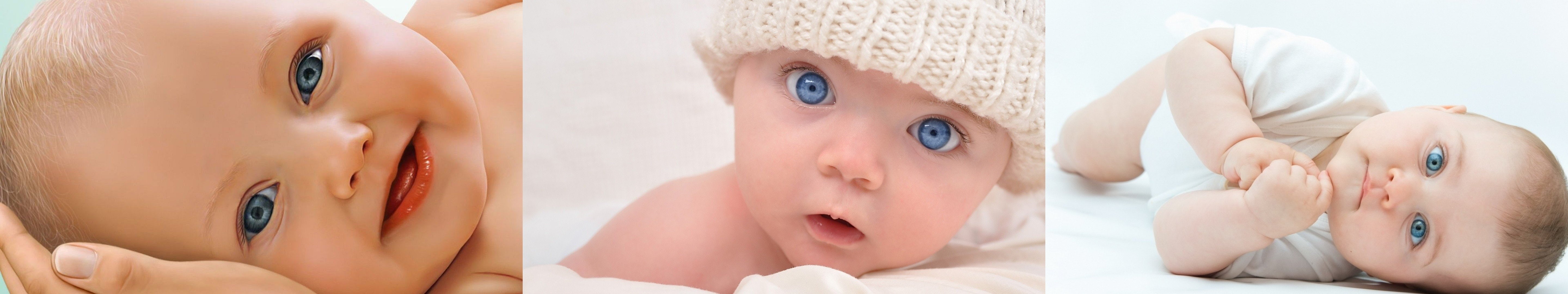 cute, tripple, babies, mignon, yeux, blue, multiple, bleu, eyes, bebe, baby, eye, 5K, bleues, monitor, multi, screen, HD Wallpaper