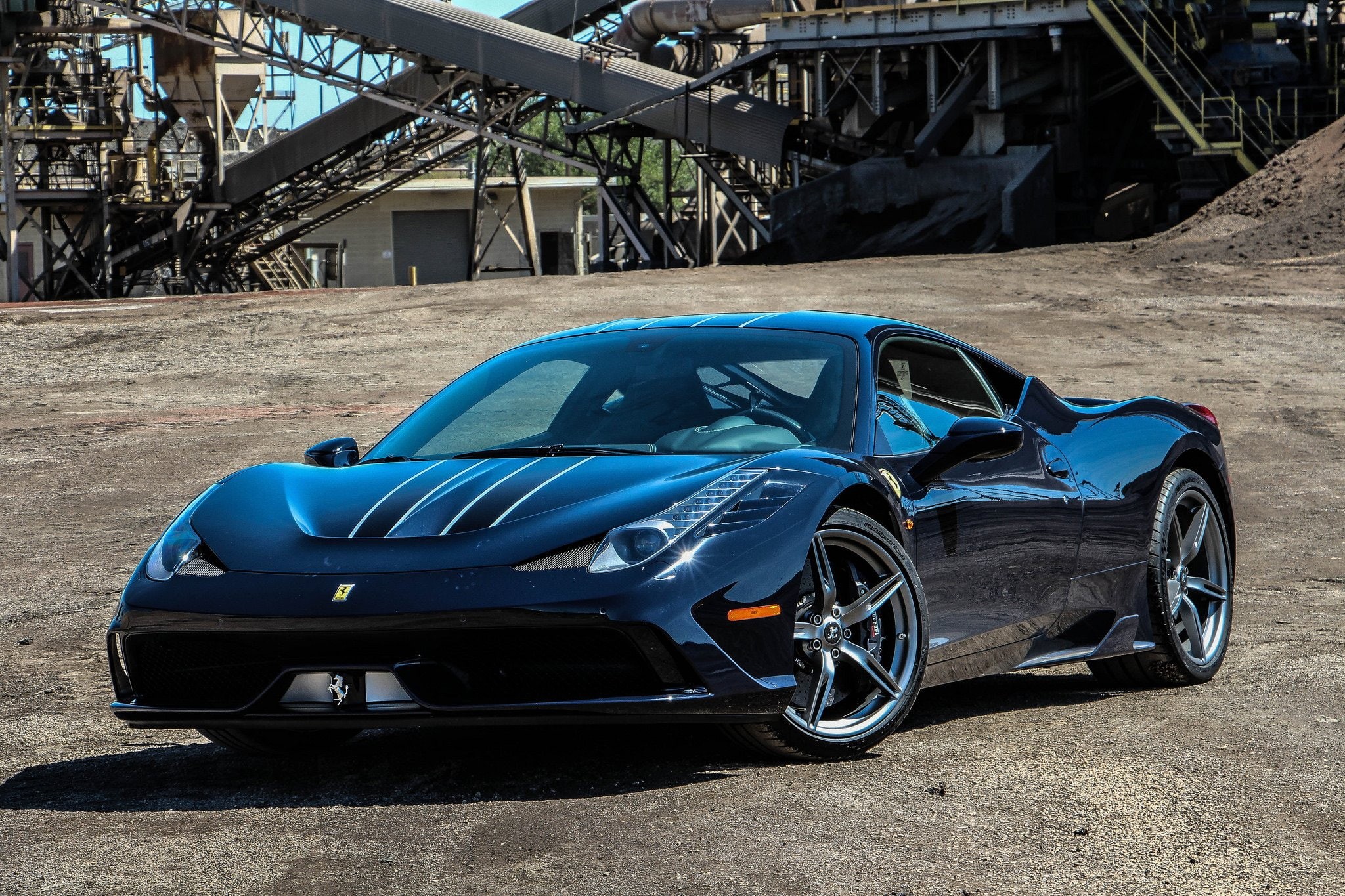 ferrari, blue, blu, supercar, 1080P, 2013, bleu, speciale, 458, HD Wallpaper