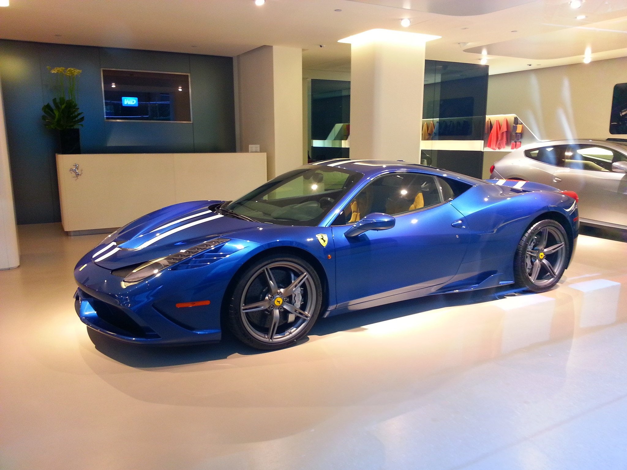 1080P, speciale, 2013, ferrari, supercar, blu, blue, 458, bleu, HD Wallpaper