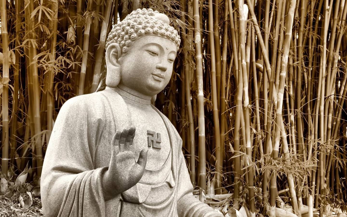 religion, no people, belief, great, sculpture, spirituality, lord, God, craft, history, gautama, tree, art and craft, buddha, statue, 720P, nature, male likeness, HD Wallpaper