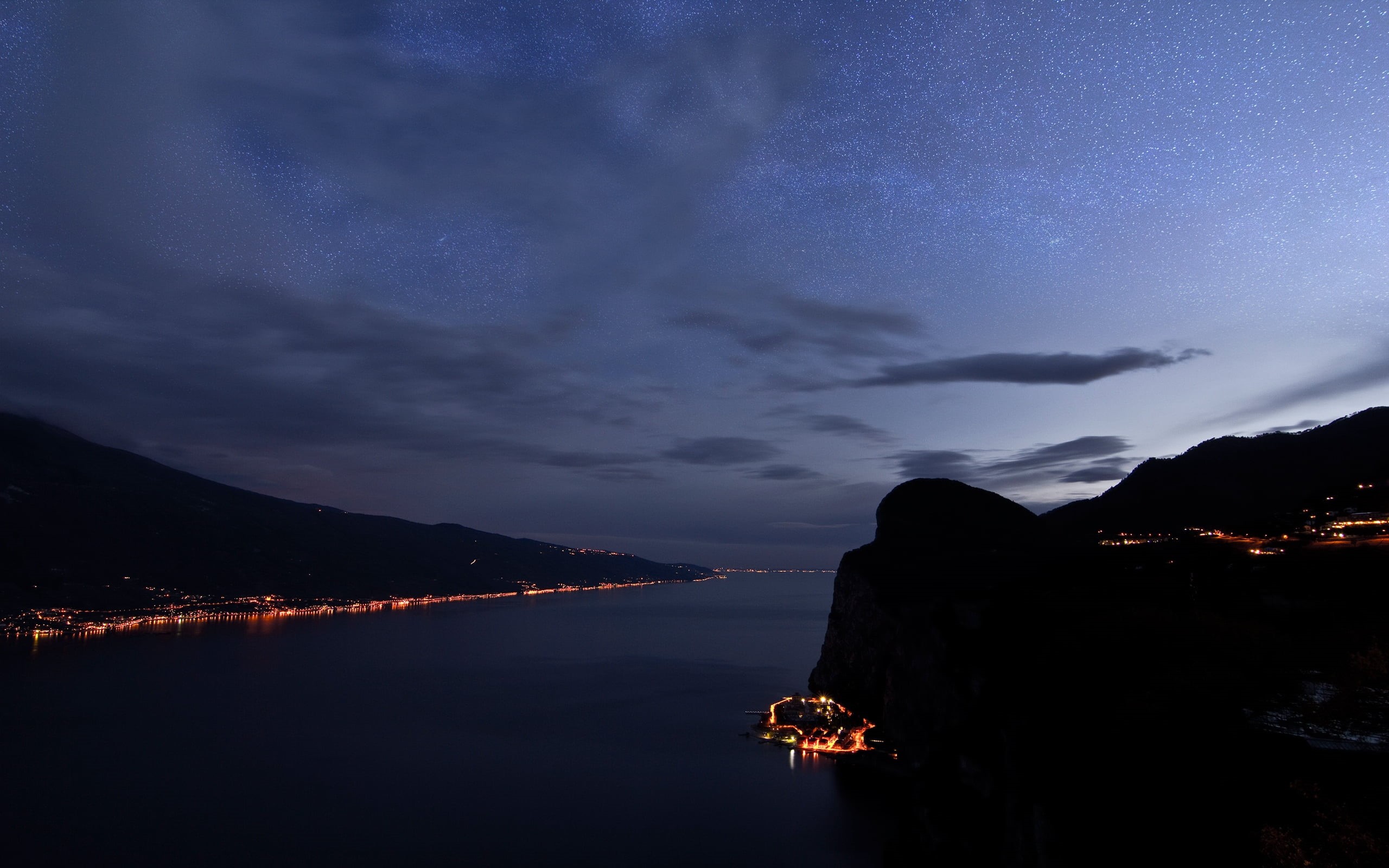 guanabara Bay, scenics, land, travel Destinations, idyllic, star - space, beauty In Nature, harbor, no people, outdoors, dusk, mountain, sunset, travel, HD Wallpaper