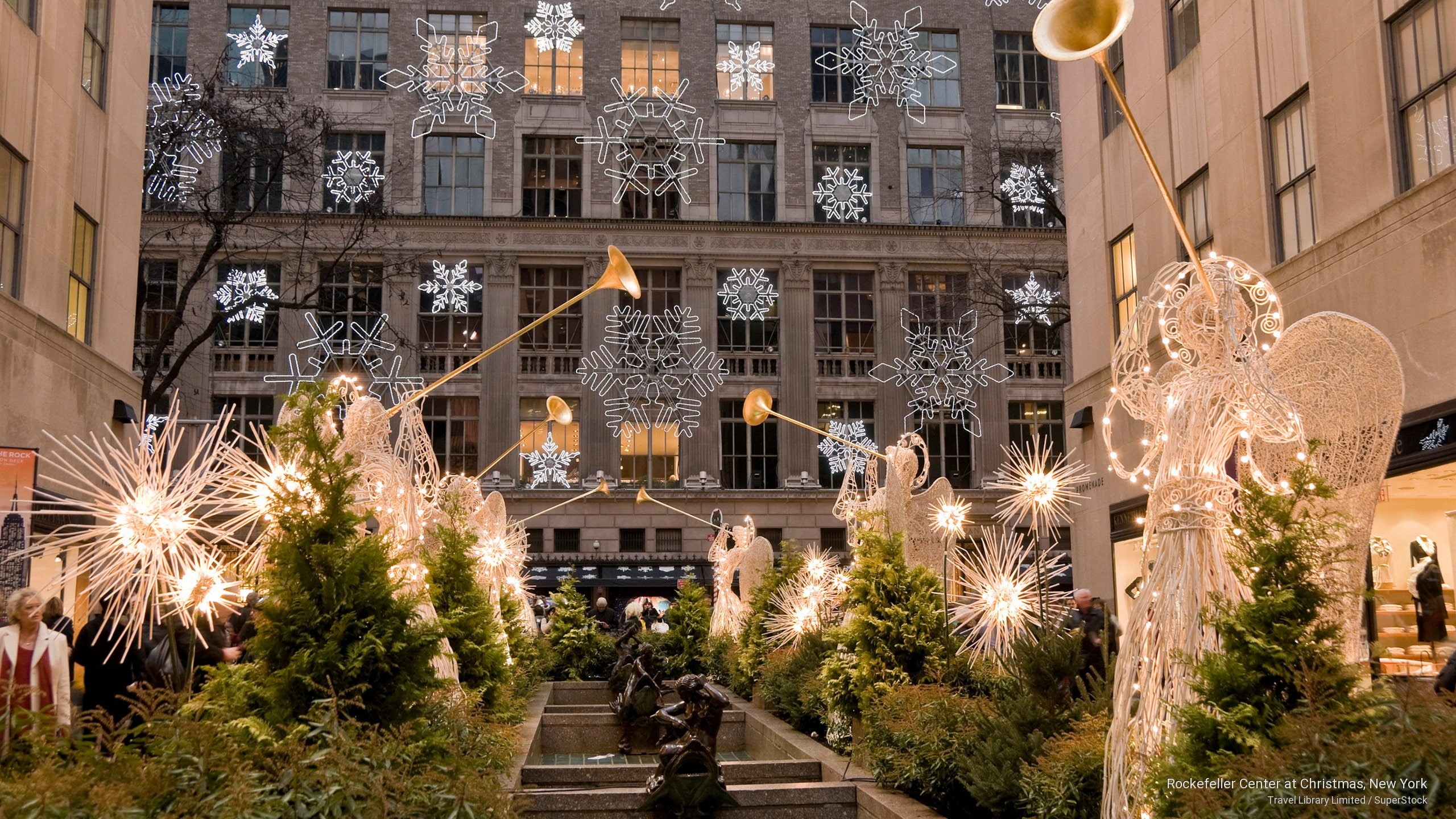 york, 2K, center, new, Holidays, christmas, rockefeller, HD Wallpaper