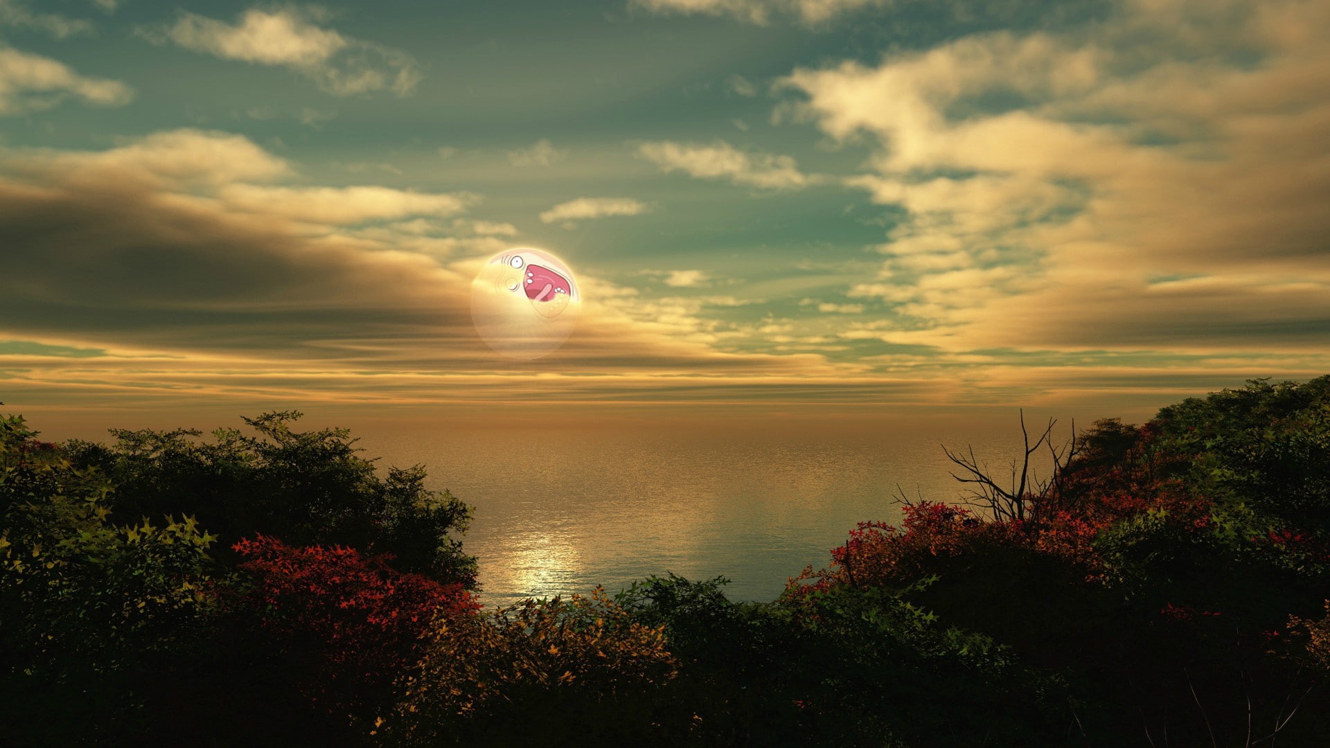 landscape, sun, 1080P, Wubalubadubdub, Rick And Morty, HD Wallpaper