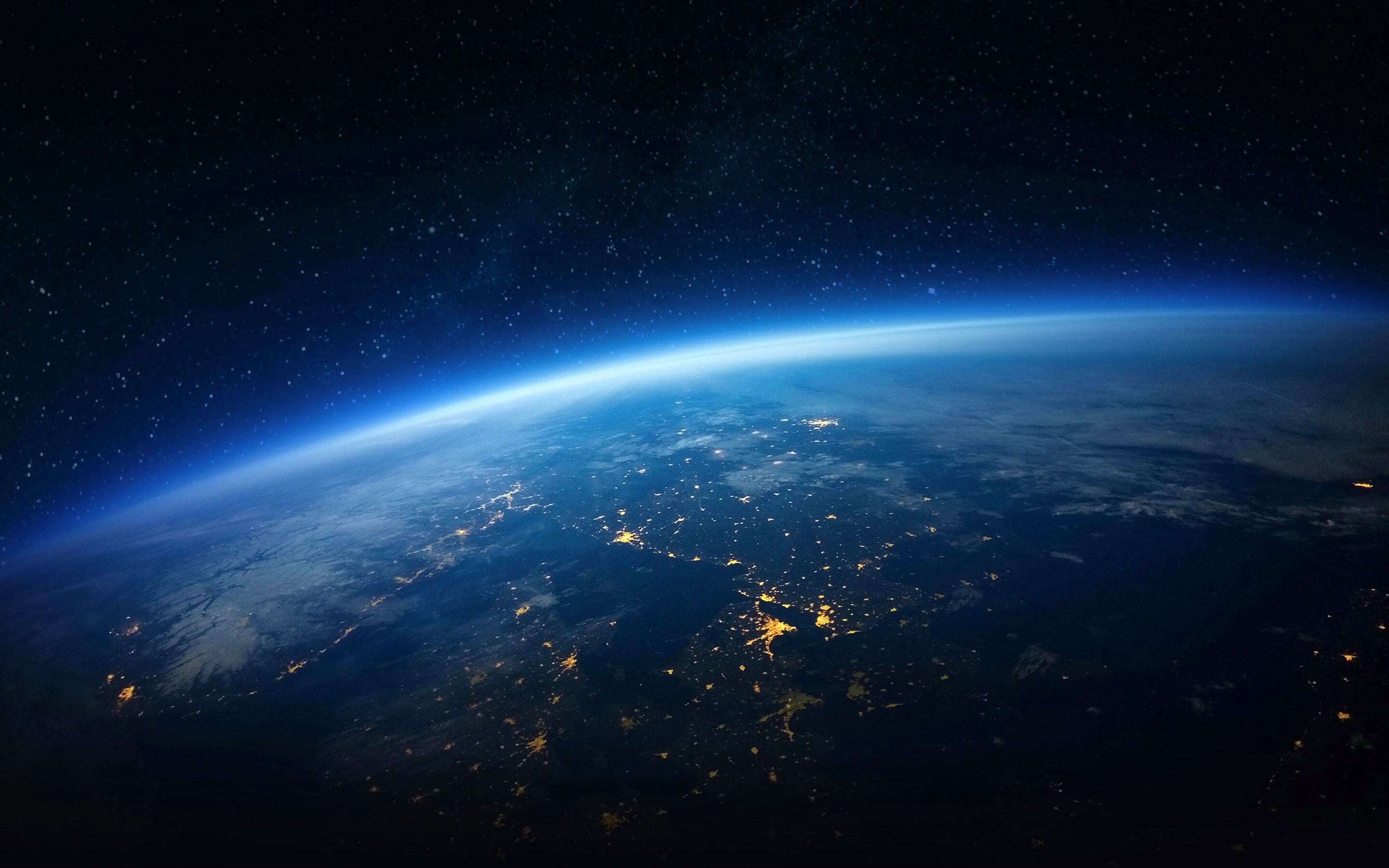 Earth, 2K, Horizon, HD Wallpaper
