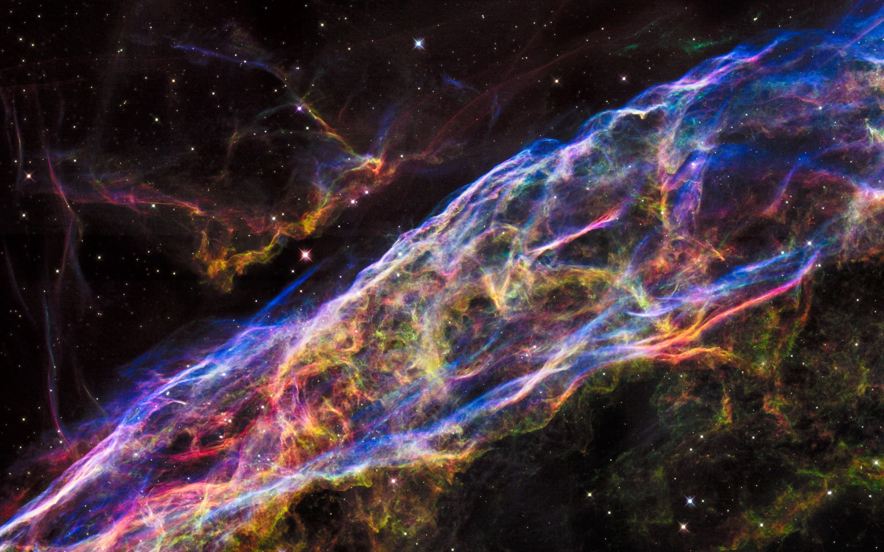 water, rock - object, pattern, satellite view, science, nature, sky, multi colored, motion, 2K, nebula, galaxy, no people, Space, night, hubble, star - space, HD Wallpaper