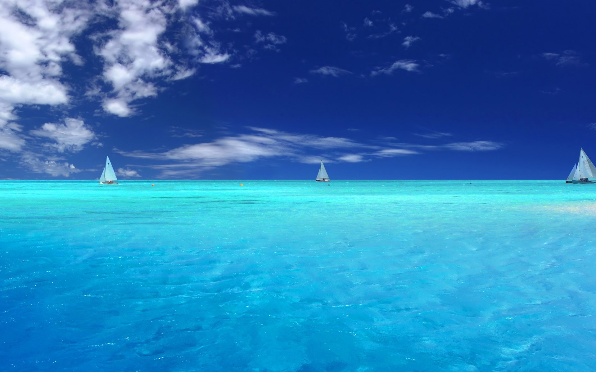 beauty in nature, sea, tranquility, nautical vessel, outdoors, cyan, water, photography, sustainable resources, idyllic, horizon, land, 1080P, scenics - nature, HD Wallpaper