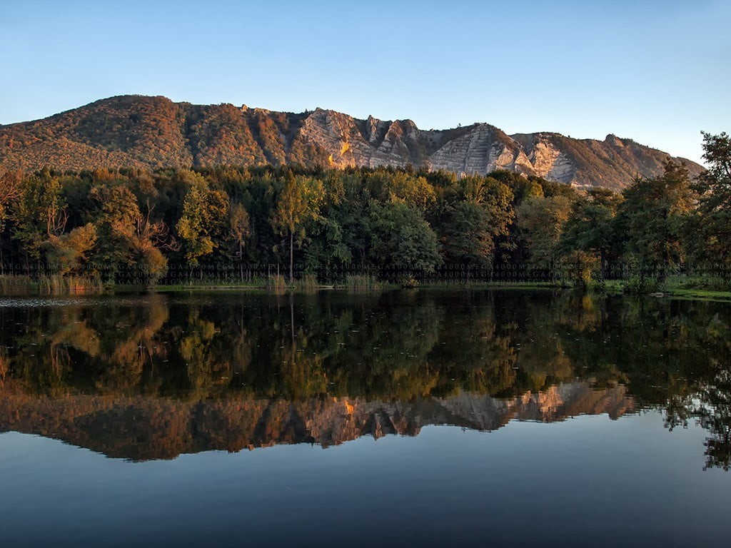 sky, water, mountain, outdoors, lake, no people, beauty in nature, tranquil scene, Hungary, nature, reflection, mountain range, day, travel destinations, HD Wallpaper