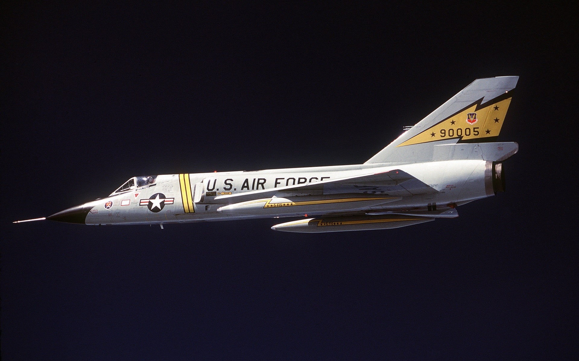u, healthcare and medicine, nature, still life, black background, US Air Force, western script, studio shot, Convair F-106 Delta Dart, military, close-up, HD Wallpaper