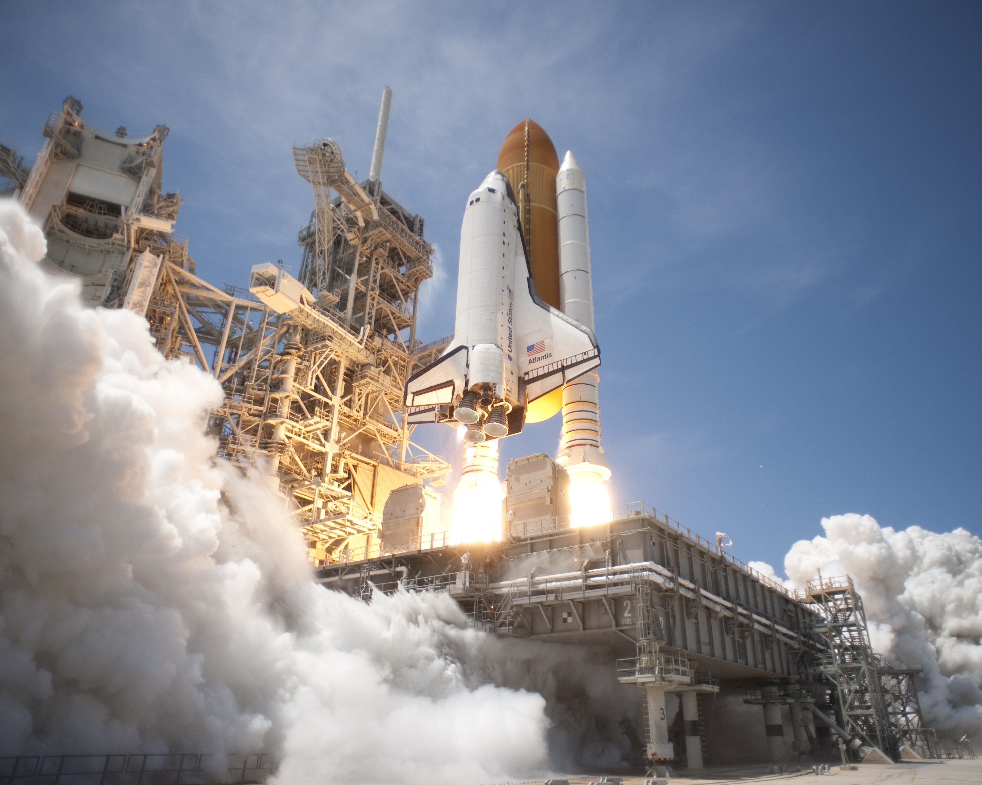 jacking, white, gravitation, architecture, speed, built structure, environment, science, industry, boost, start, space shuttle, gravity, 2K, take off, HD Wallpaper