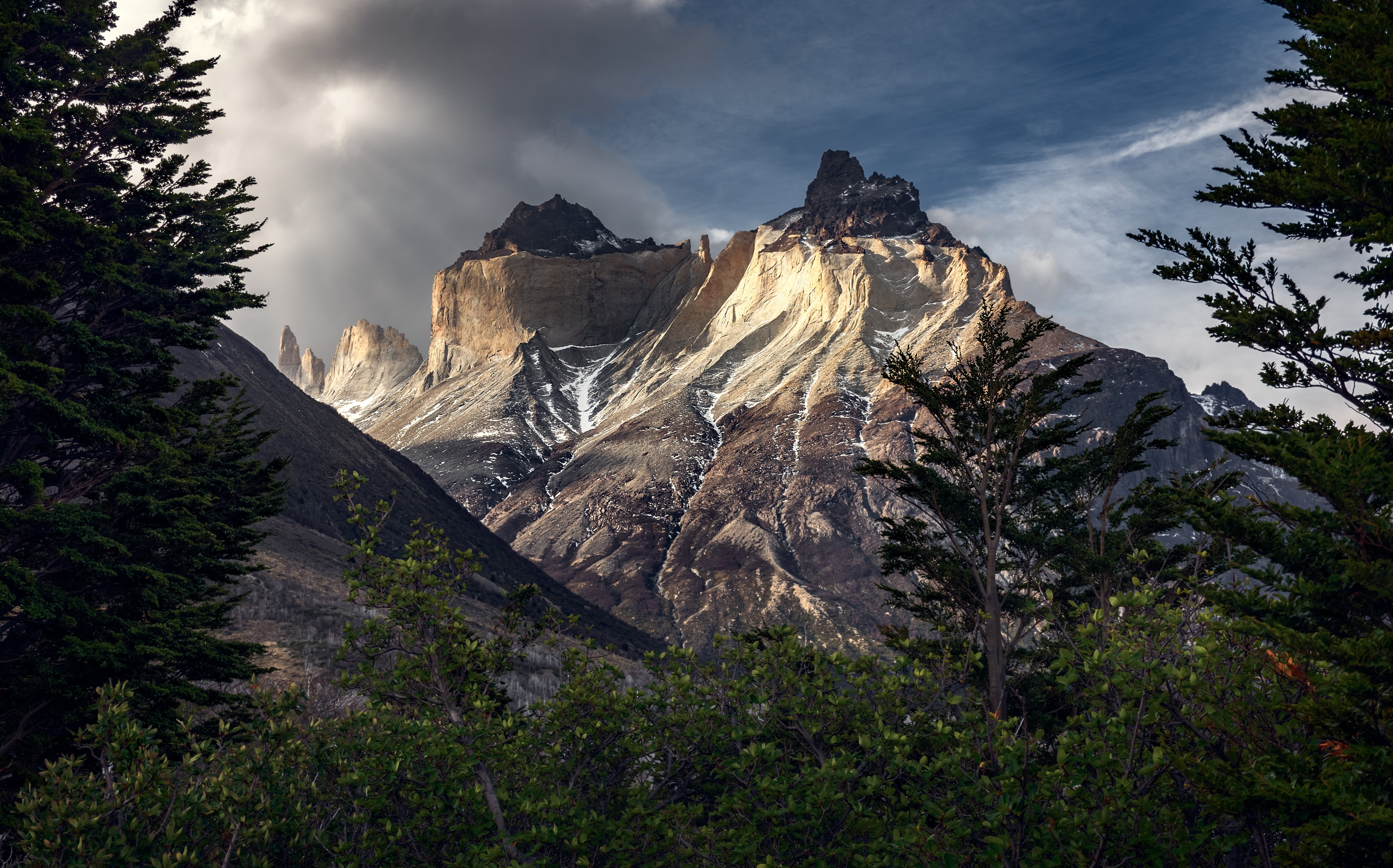 Patagonia, Mountain, Mountains, Torres del Paine, Torres del Paine National Park, 5K, Chile, HD Wallpaper